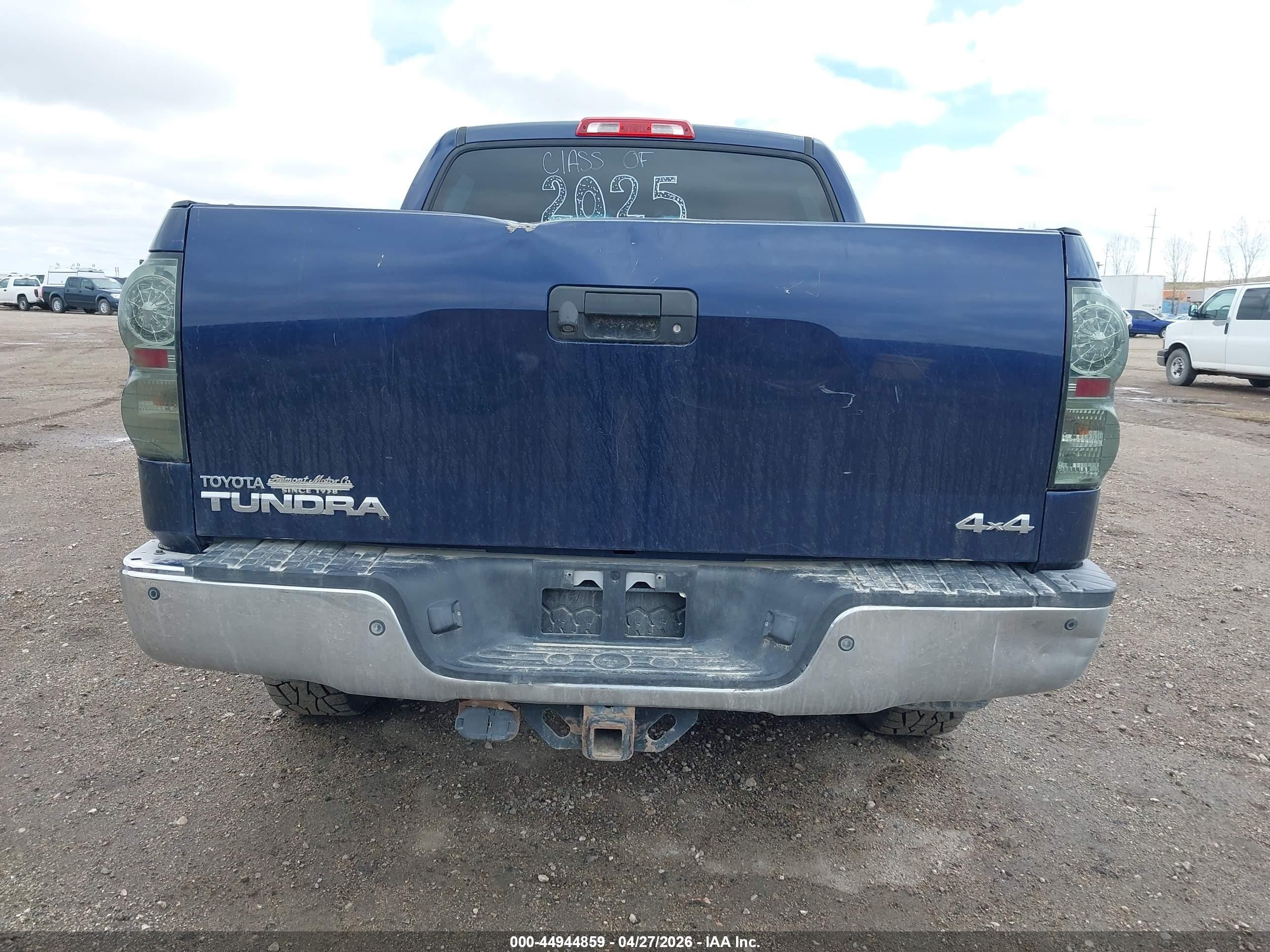 2012 Toyota Tundra Limited 5.7l V8 Blue vin: 5TFHY5F10CX229251