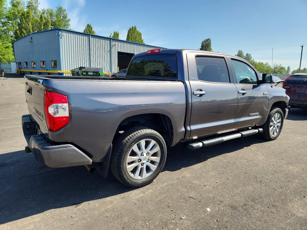 2014 Toyota Tundra Crewmax Limited Серый vin: 5TFHY5F10EX375703