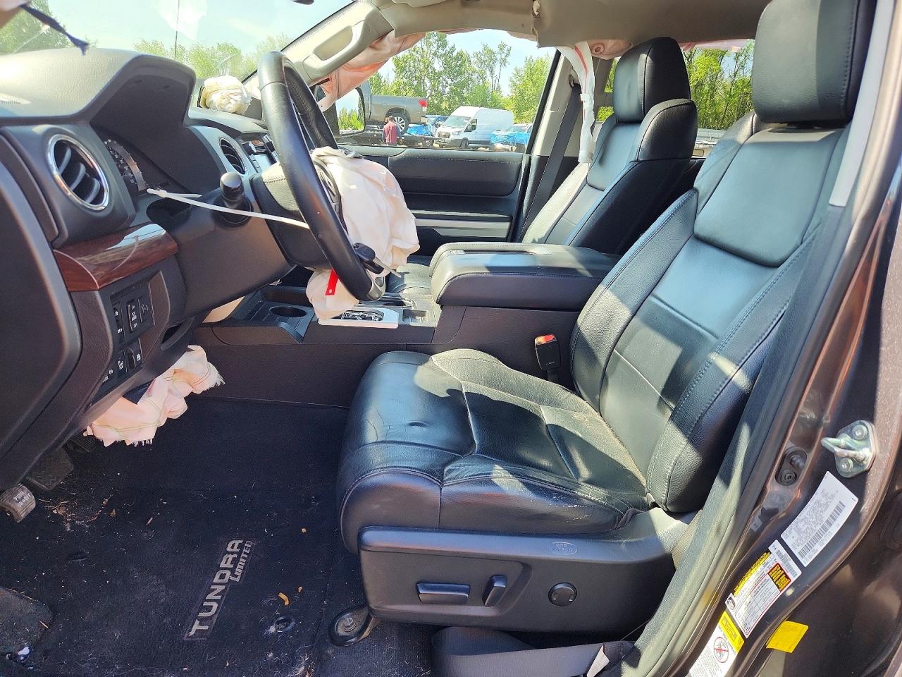 2014 Toyota Tundra Crewmax Limited Серый vin: 5TFHY5F10EX375703