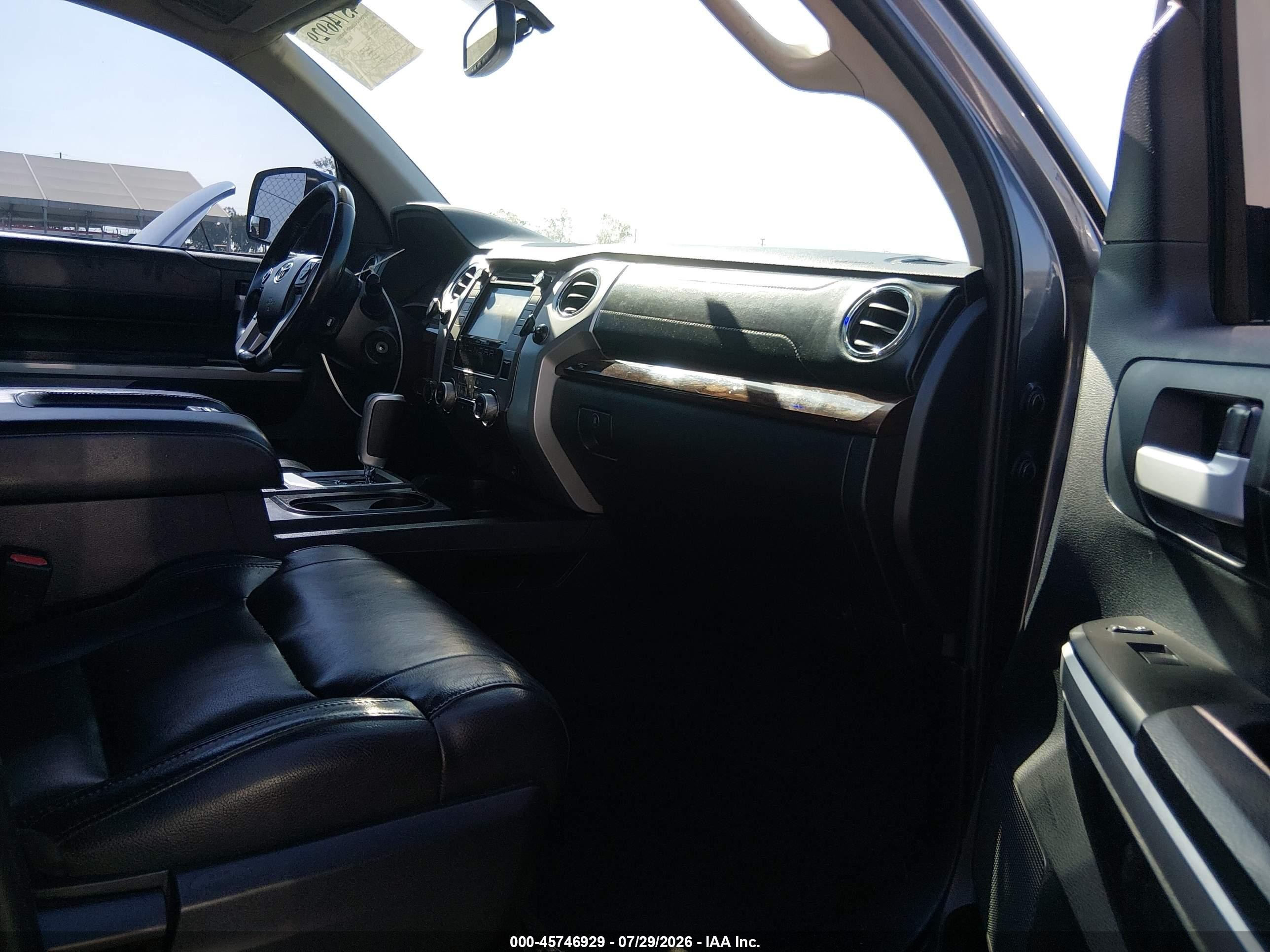 2014 Toyota Tundra Limited 5.7l V8 Серый vin: 5TFHY5F10EX406691