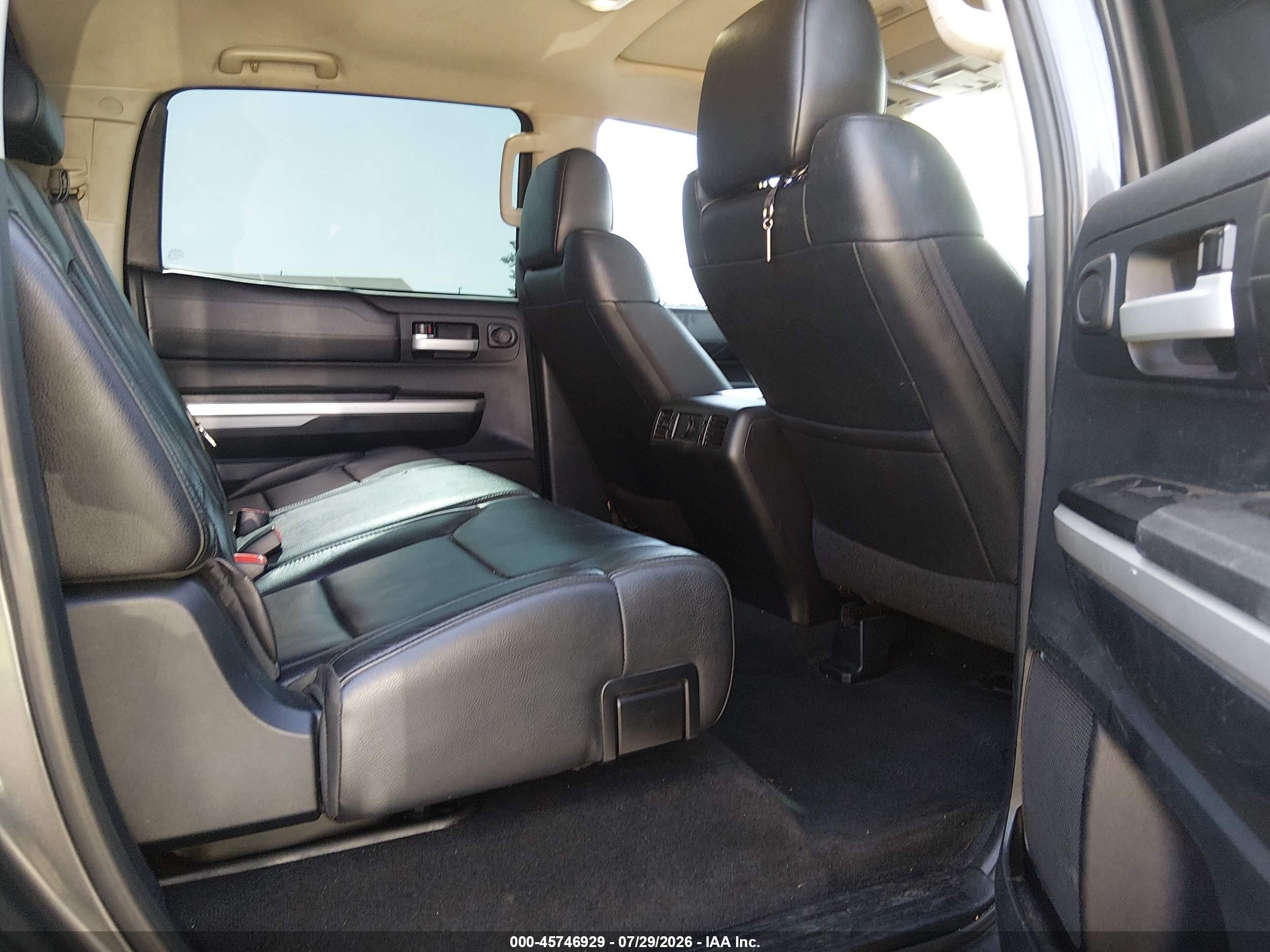 2014 Toyota Tundra Limited 5.7l V8 Серый vin: 5TFHY5F10EX406691