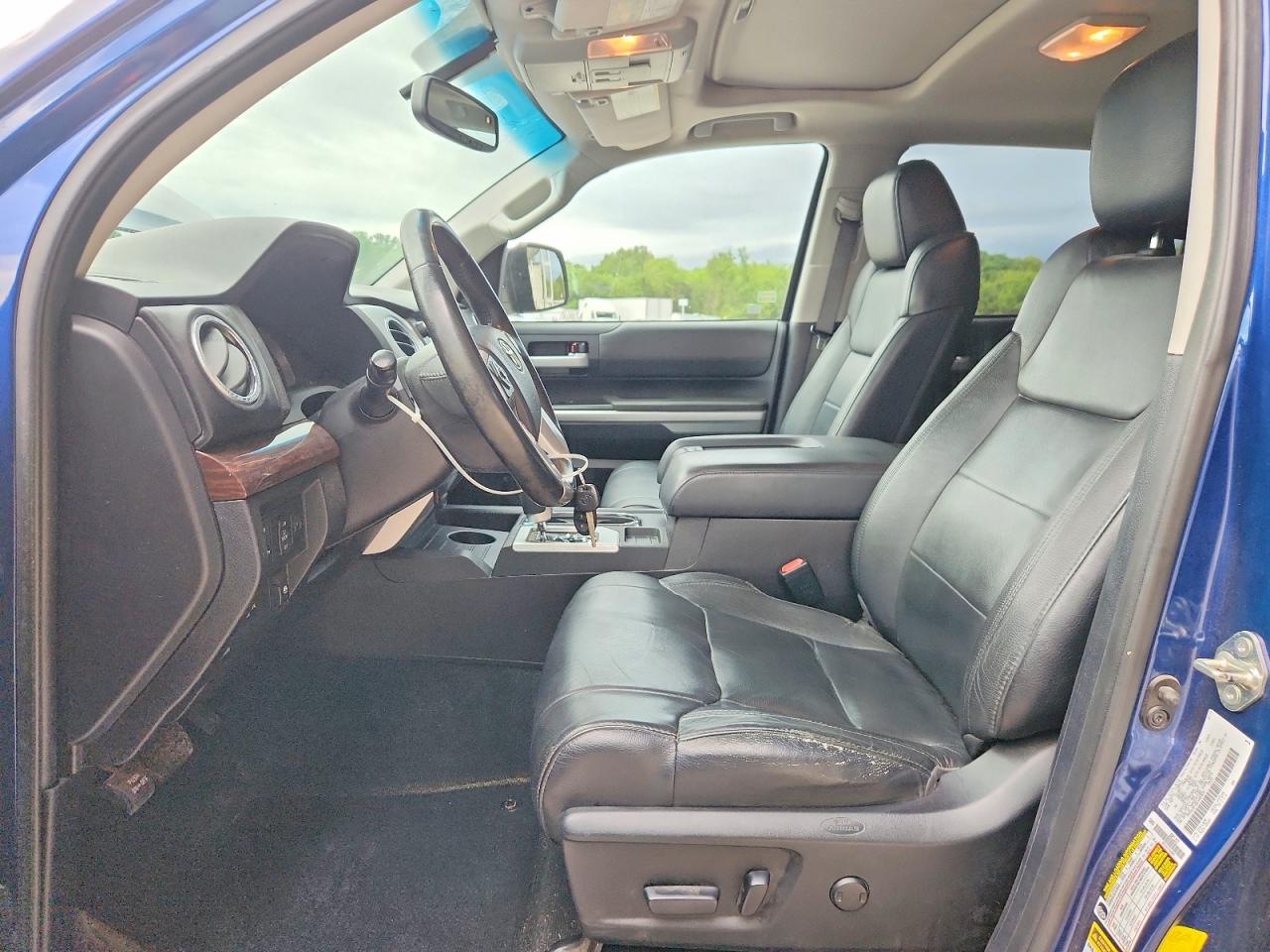 2014 Toyota Tundra Crewmax Limited Blue vin: 5TFHY5F10EX407033