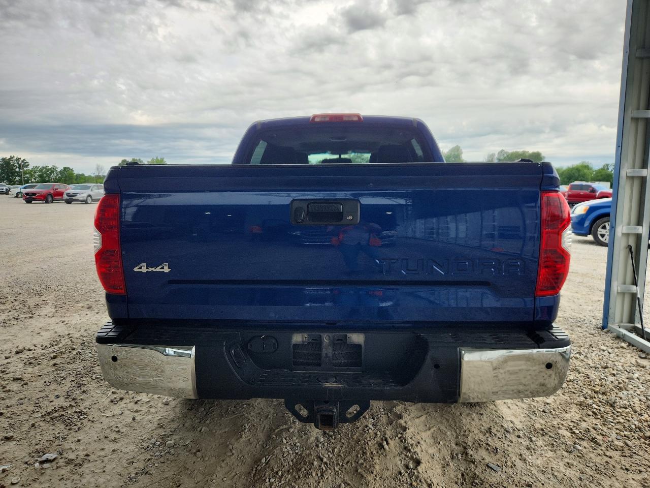 2014 Toyota Tundra Crewmax Limited Blue vin: 5TFHY5F10EX407033