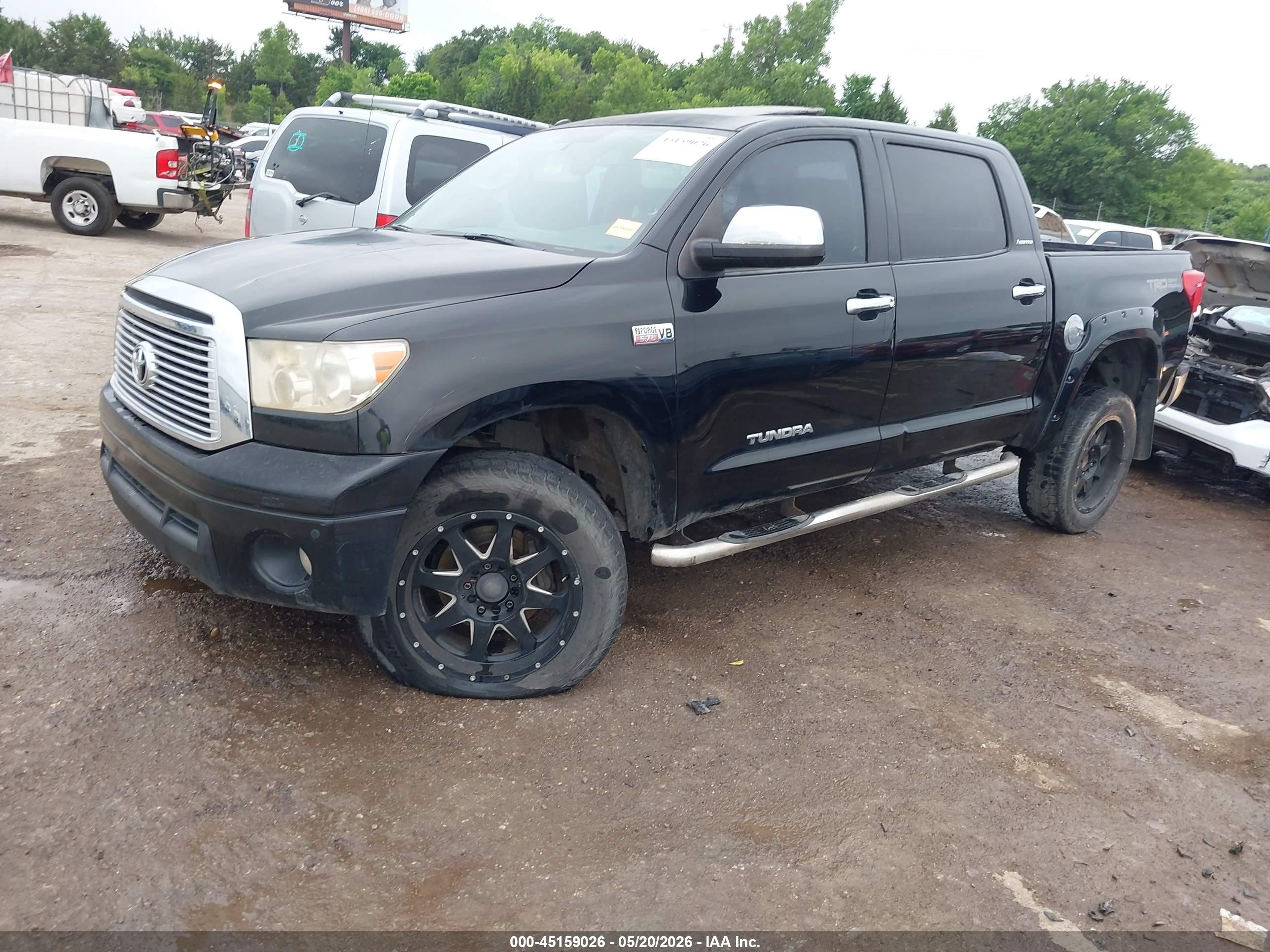 2013 Toyota Tundra Limited 5.7l V8 Black vin: 5TFHY5F11DX306419