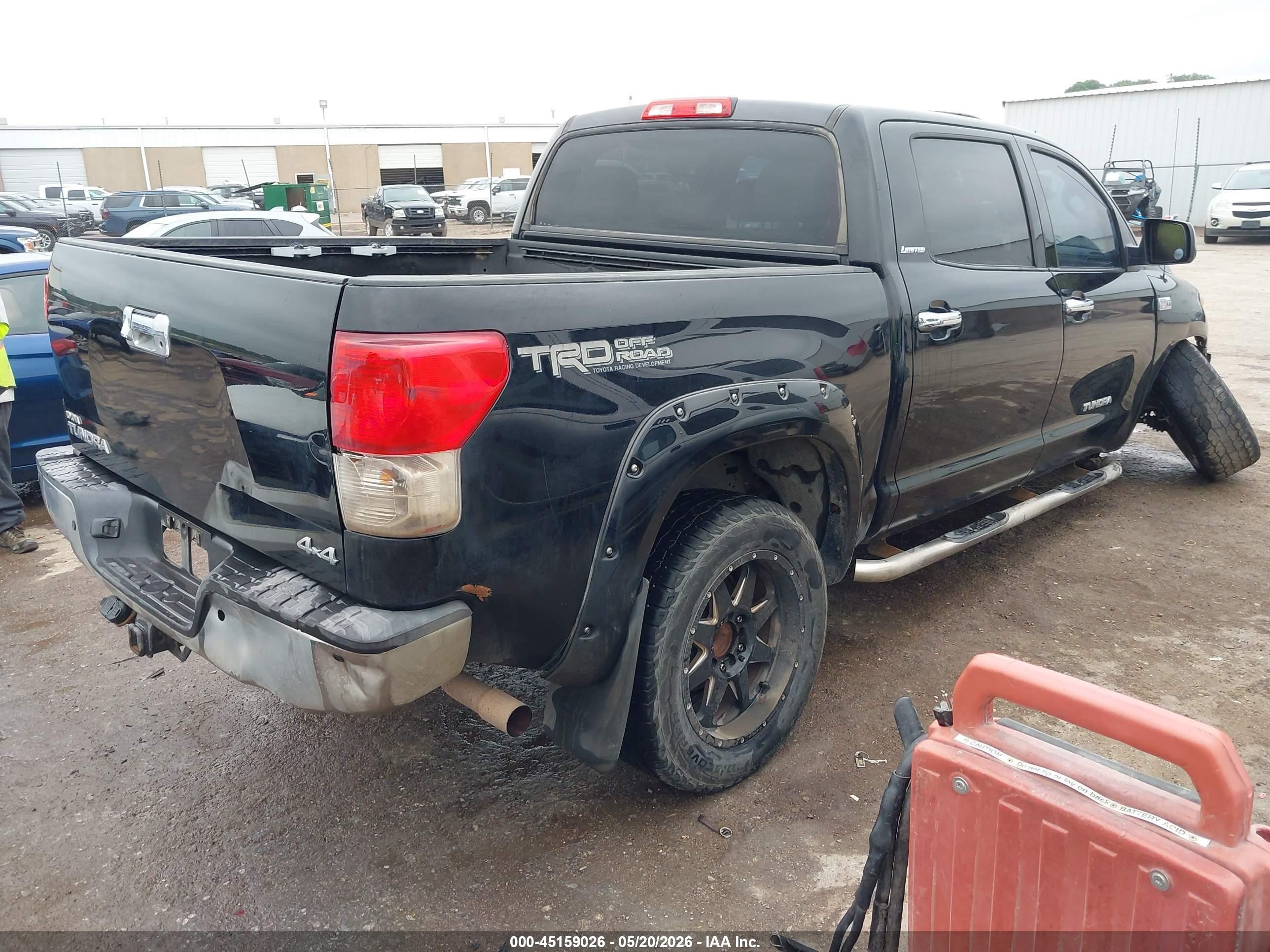 2013 Toyota Tundra Limited 5.7l V8 Black vin: 5TFHY5F11DX306419