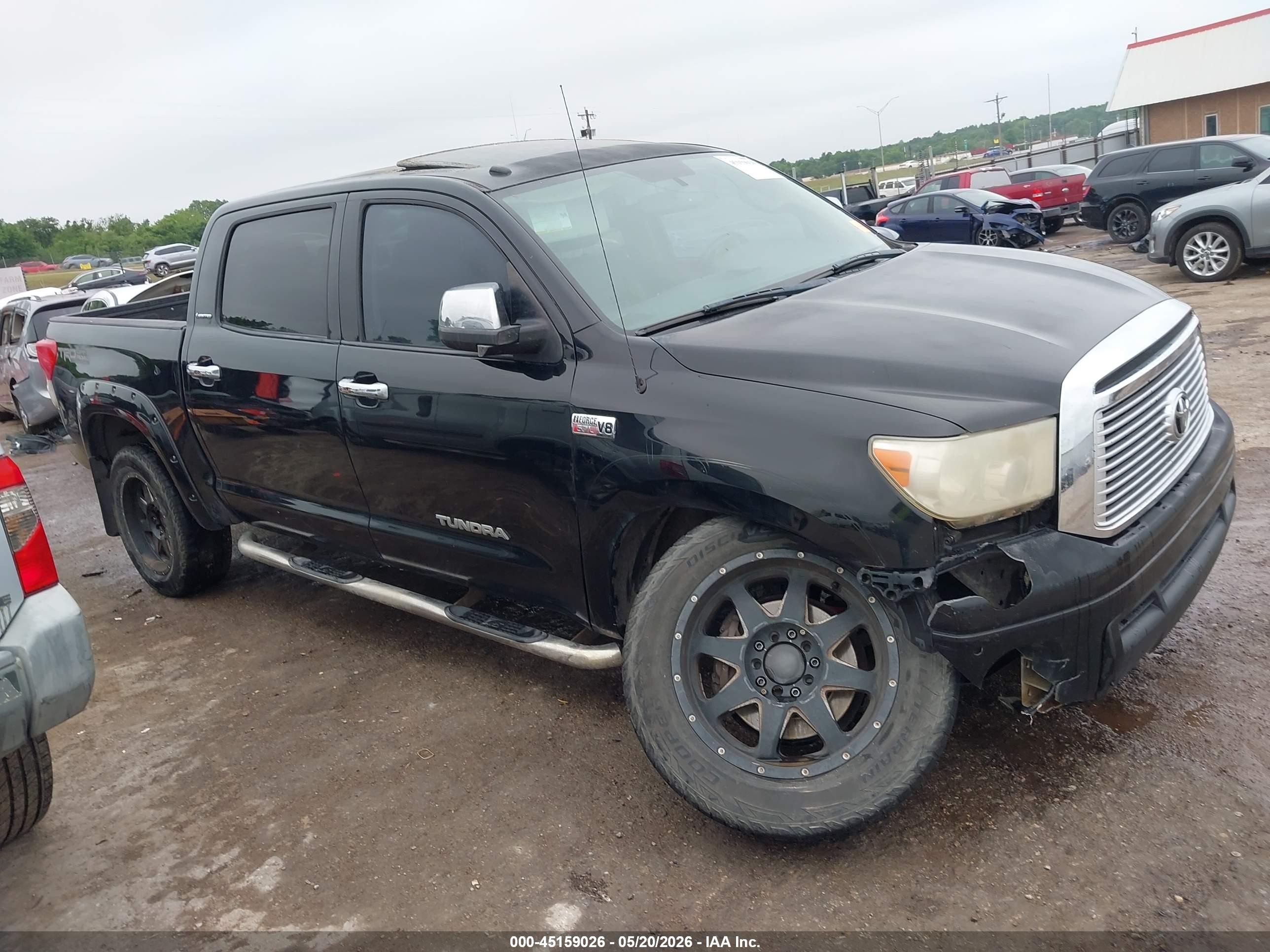 2013 Toyota Tundra Limited 5.7l V8 Black vin: 5TFHY5F11DX306419