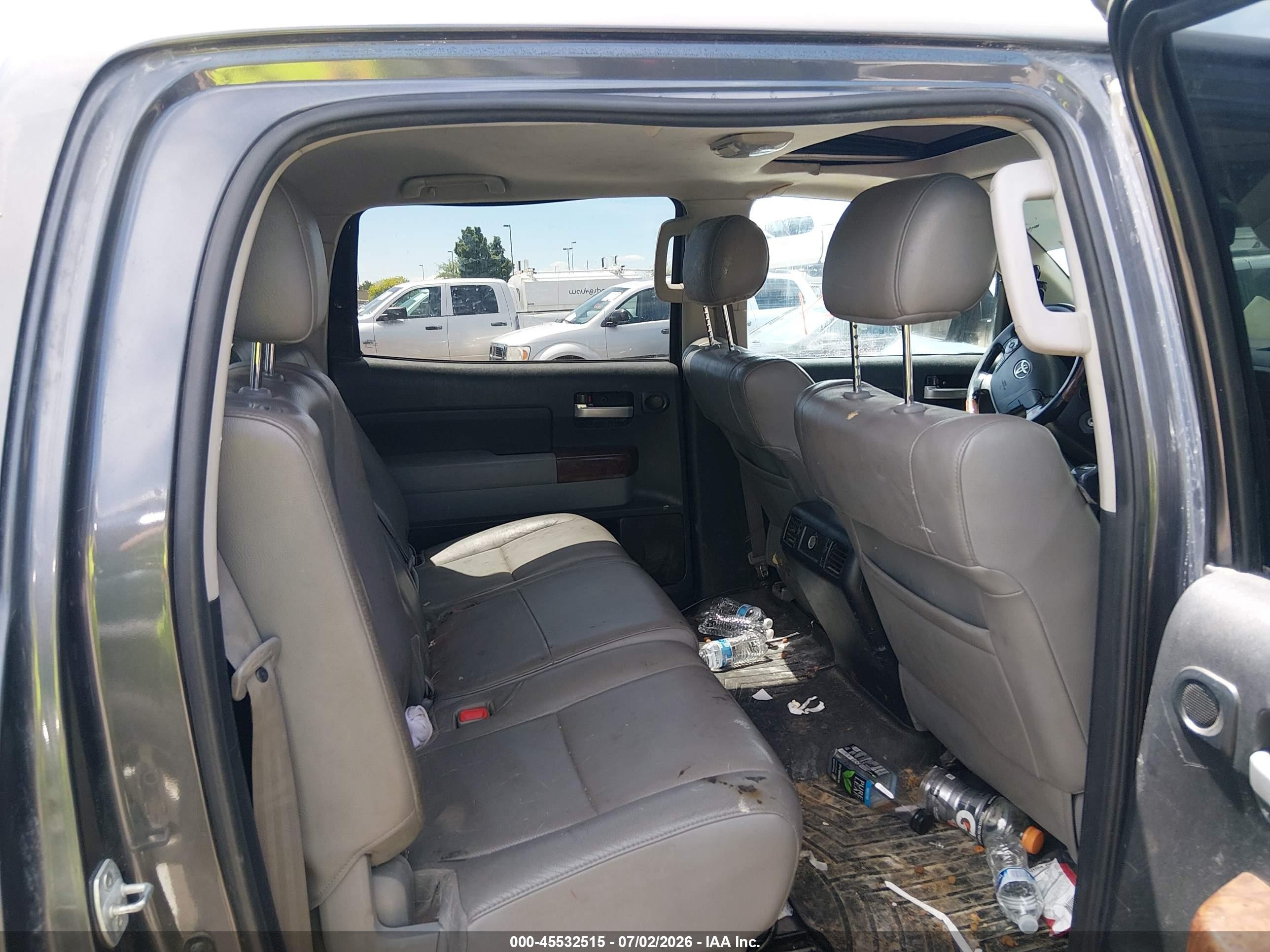 2011 Toyota Tundra Limited 5.7l V8 Gray vin: 5TFHY5F12BX205614