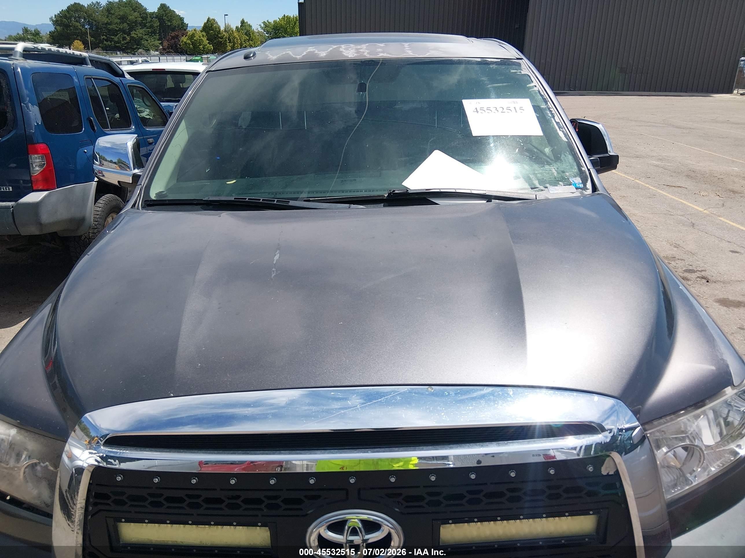 2011 Toyota Tundra Limited 5.7l V8 Gray vin: 5TFHY5F12BX205614