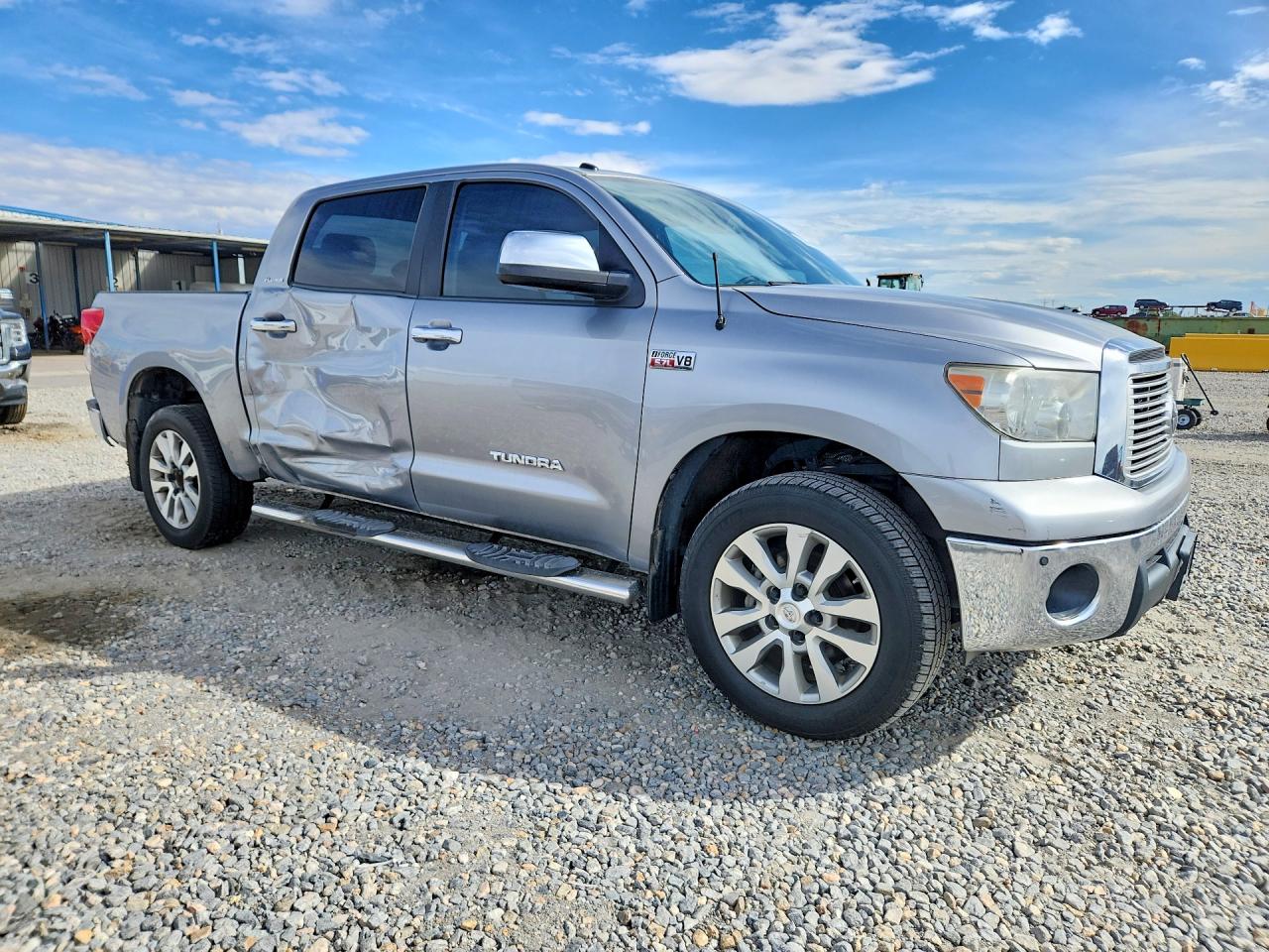 2012 Toyota Tundra Crewmax Limited Silver vin: 5TFHY5F12CX258735