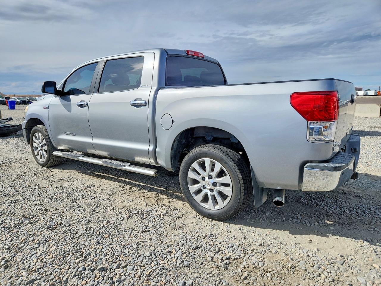 2012 Toyota Tundra Crewmax Limited Silver vin: 5TFHY5F12CX258735