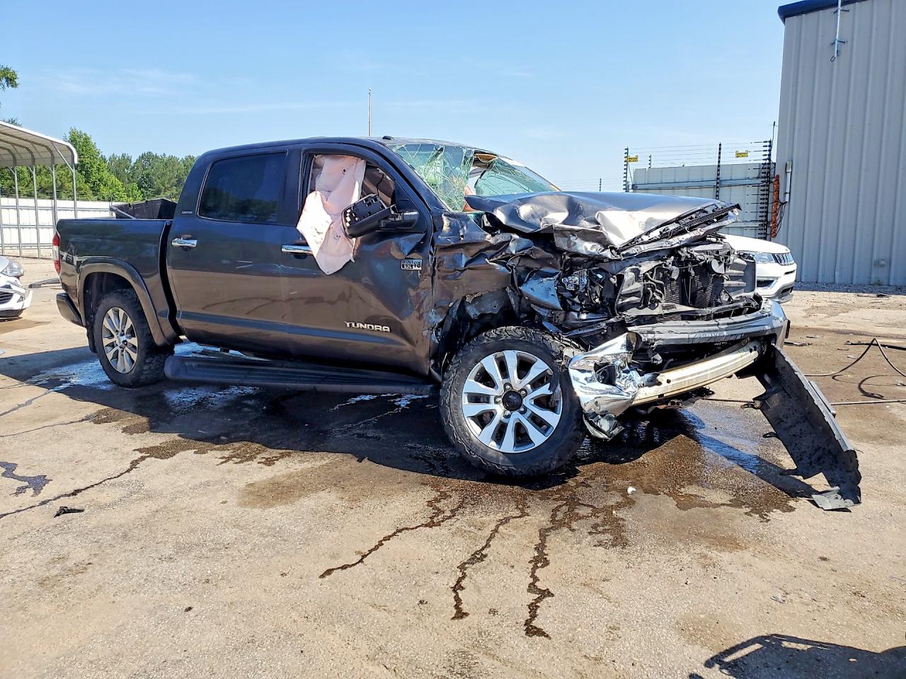 2014 Toyota Tundra Crewmax Limited Gray vin: 5TFHY5F12EX330181