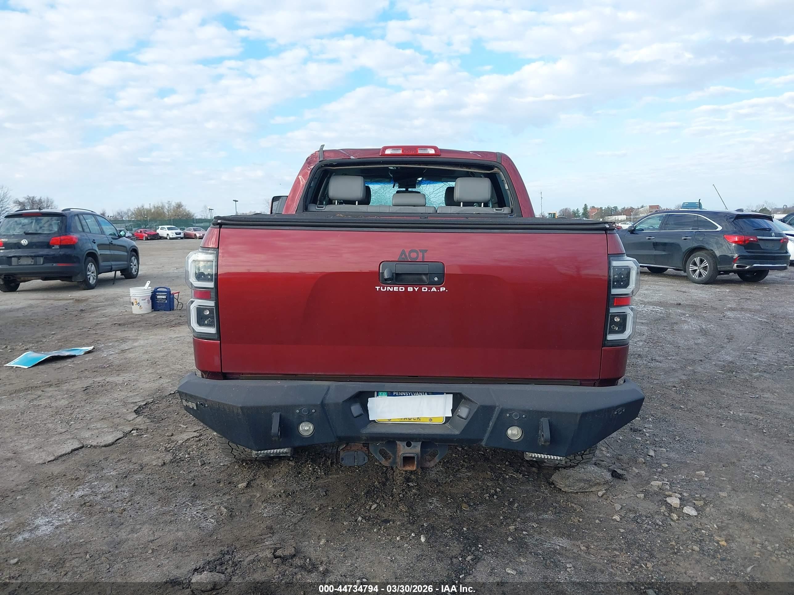 2010 Toyota Tundra Limited 5.7l V8 Burgundy vin: 5TFHY5F13AX097437