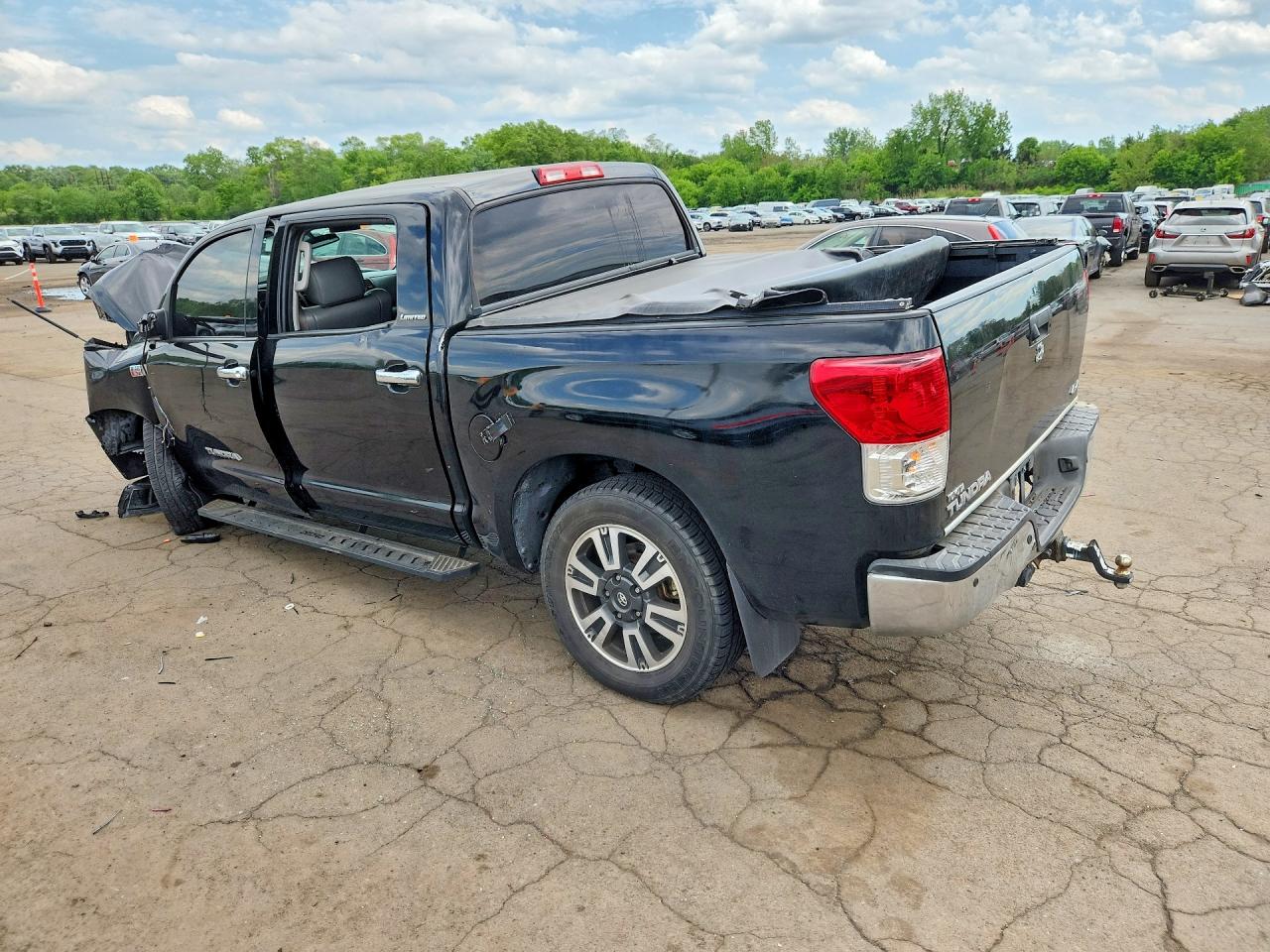 2013 Toyota Tundra Limited Black vin: 5TFHY5F13DX303893