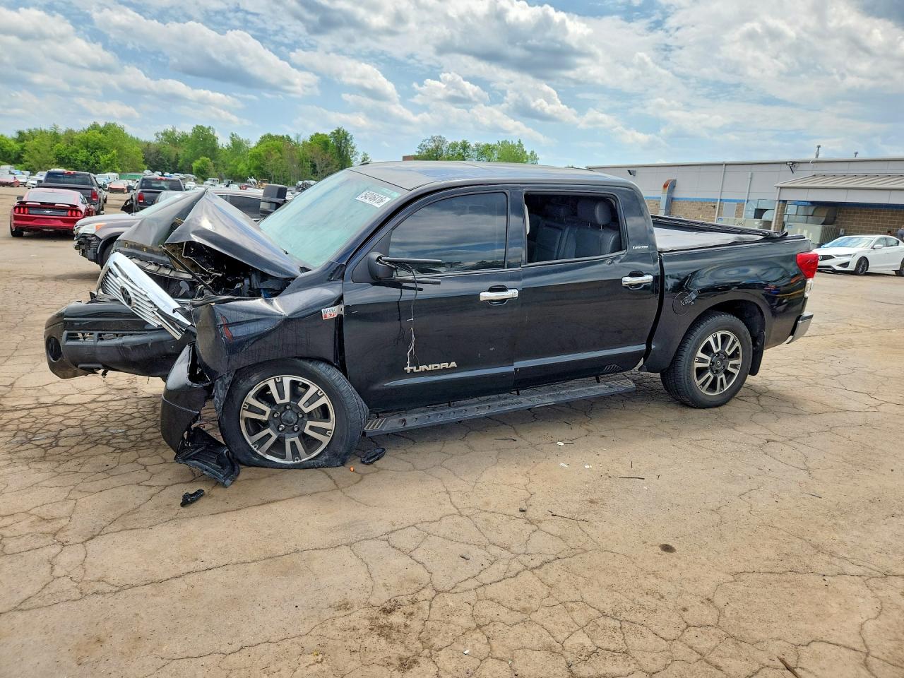 2013 Toyota Tundra Limited Black vin: 5TFHY5F13DX303893