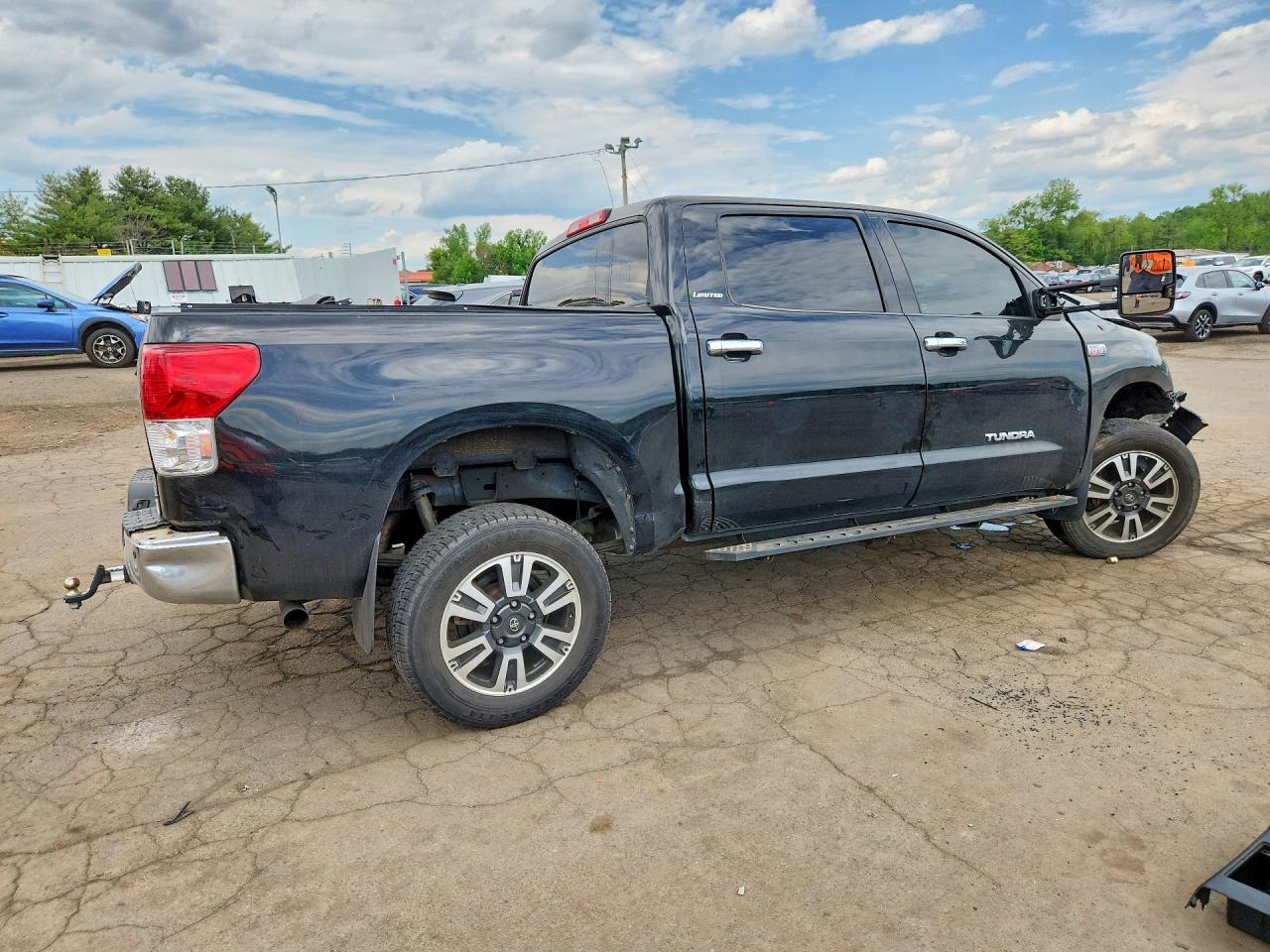 2013 Toyota Tundra Limited Black vin: 5TFHY5F13DX303893