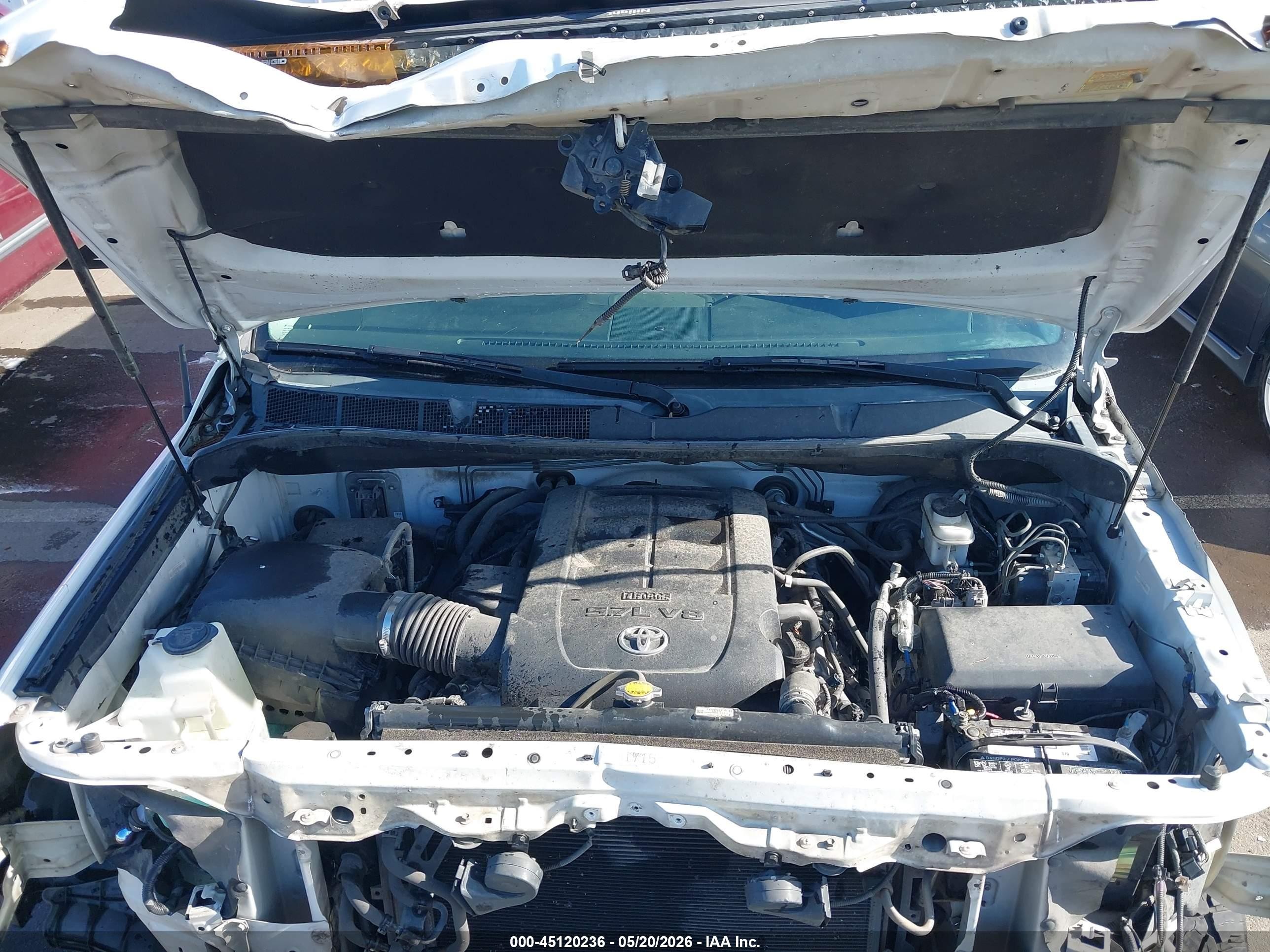 2014 Toyota Tundra Limited 5.7l V8 White vin: 5TFHY5F13EX343084
