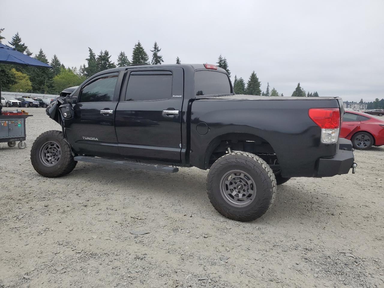 2010 Toyota Tundra Crewmax Limited Black vin: 5TFHY5F14AX113869