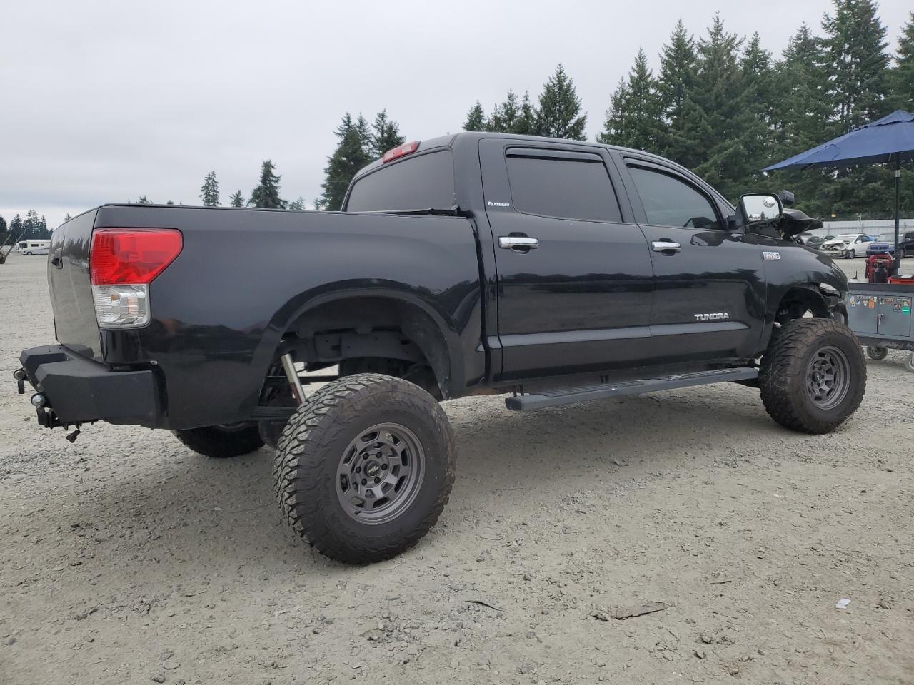 2010 Toyota Tundra Crewmax Limited Black vin: 5TFHY5F14AX113869