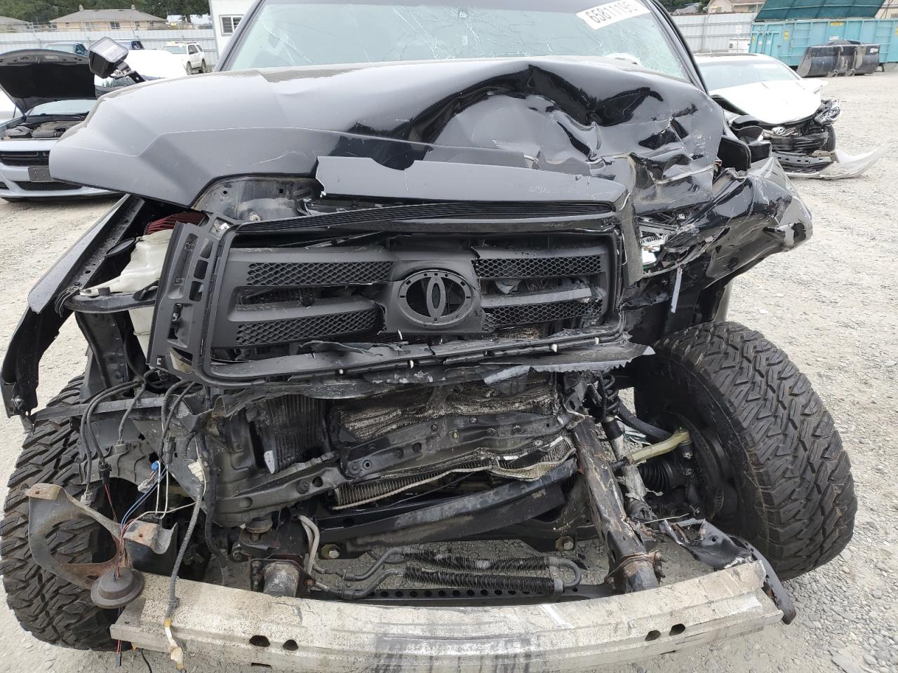 2010 Toyota Tundra Crewmax Limited Black vin: 5TFHY5F14AX113869