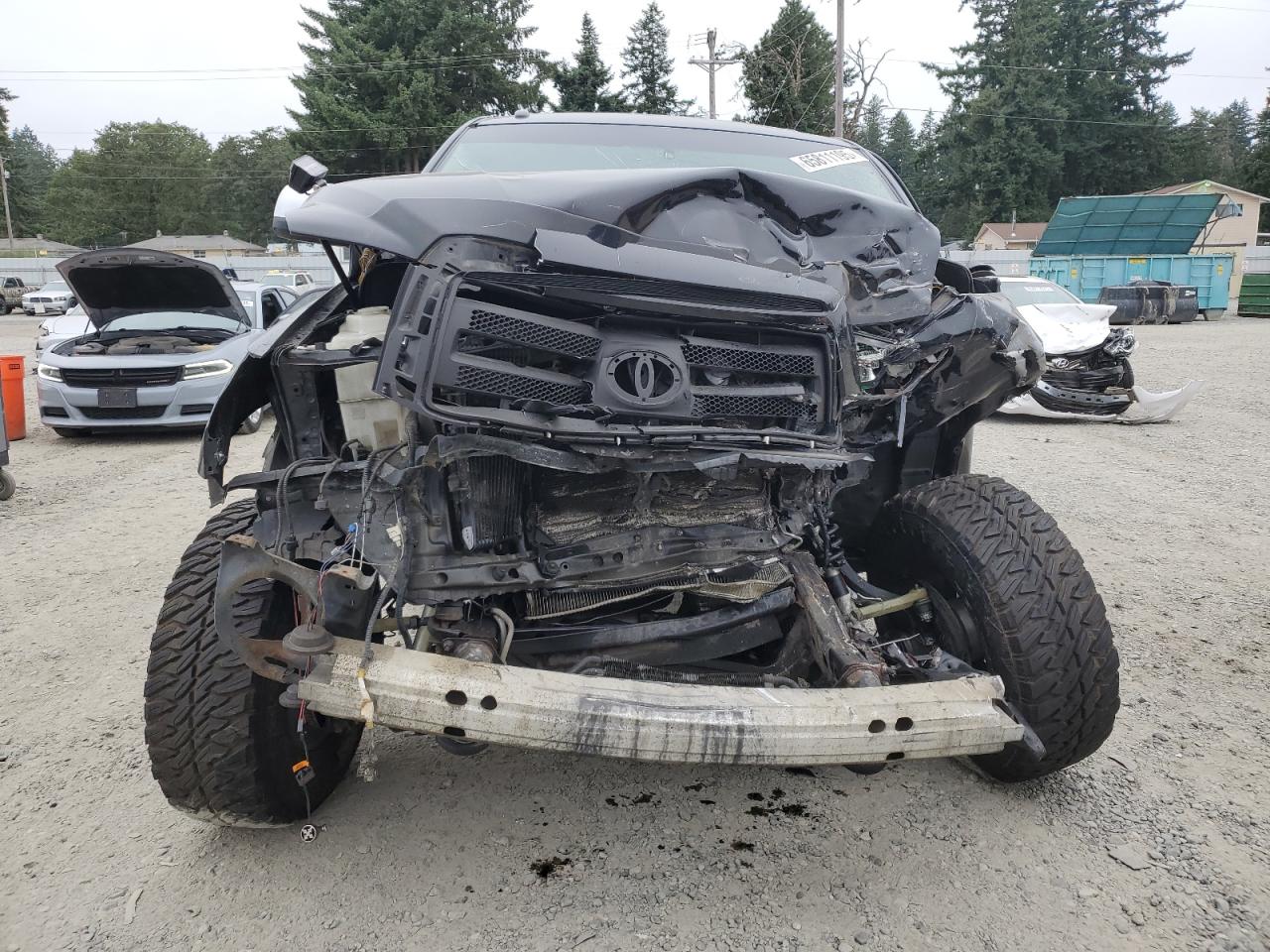2010 Toyota Tundra Crewmax Limited Black vin: 5TFHY5F14AX113869
