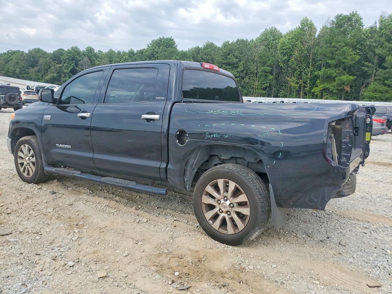 2014 Toyota Tundra Crewmax Limited Черный vin: 5TFHY5F14EX328481