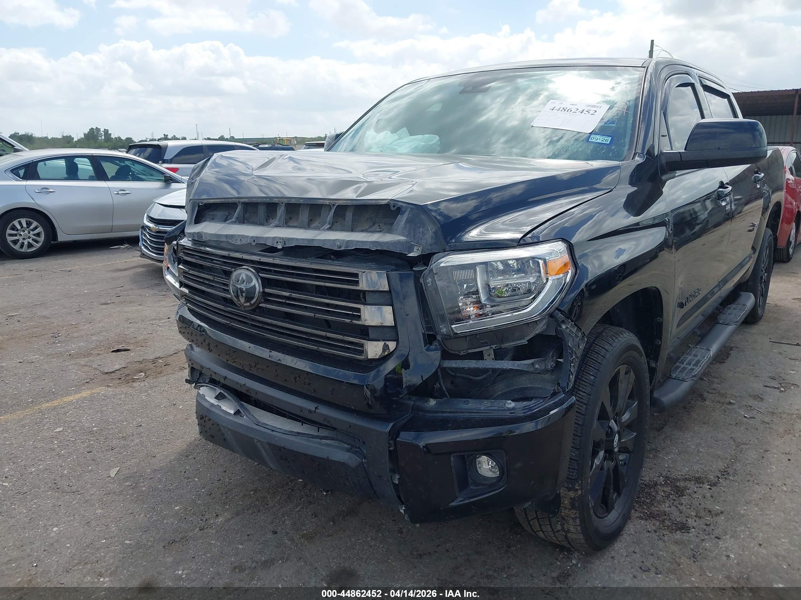 2021 Toyota Tundra Limited Черный vin: 5TFHY5F14MX968267
