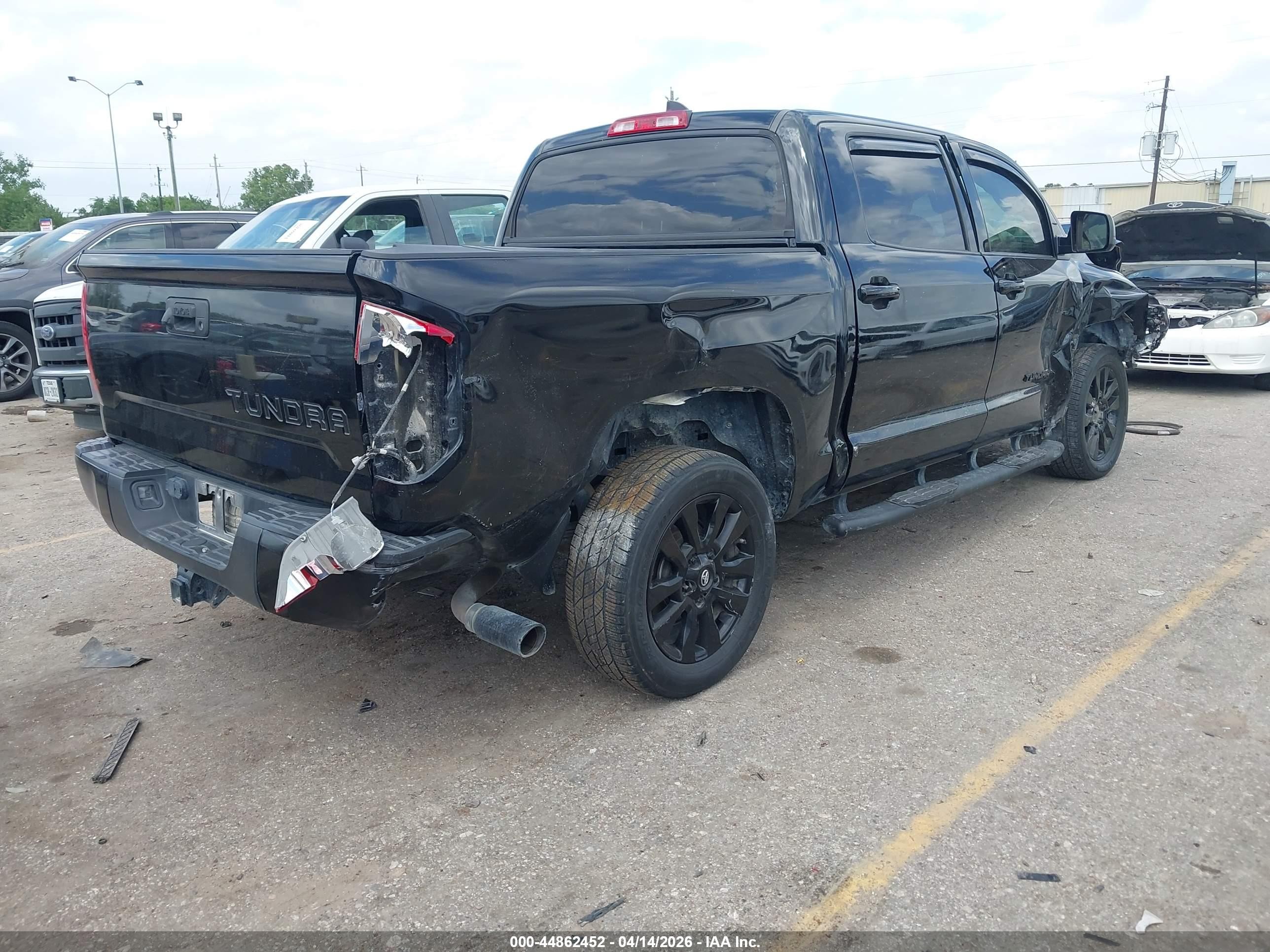 2021 Toyota Tundra Limited Черный vin: 5TFHY5F14MX968267