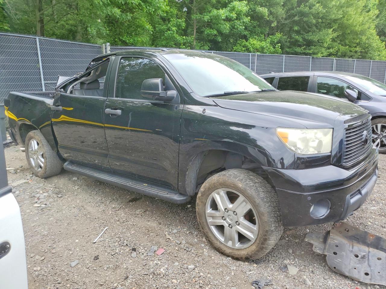 2010 Toyota Tundra Crewmax Limited Black vin: 5TFHY5F15AX118305
