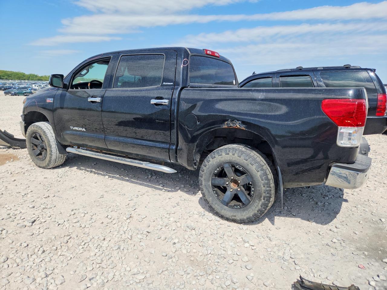 2010 Toyota Tundra Crewmax Limited Black vin: 5TFHY5F15AX121673