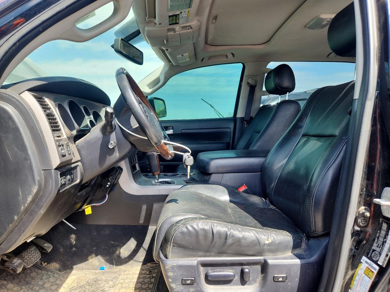 2010 Toyota Tundra Crewmax Limited Black vin: 5TFHY5F15AX121673