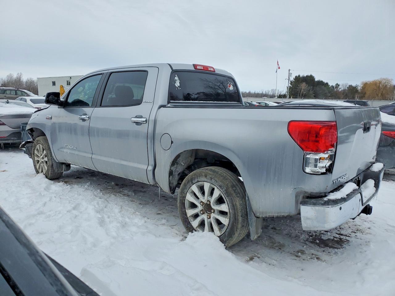2010 Toyota Tundra Crewmax Limited Серебряный vin: 5TFHY5F15AX145746