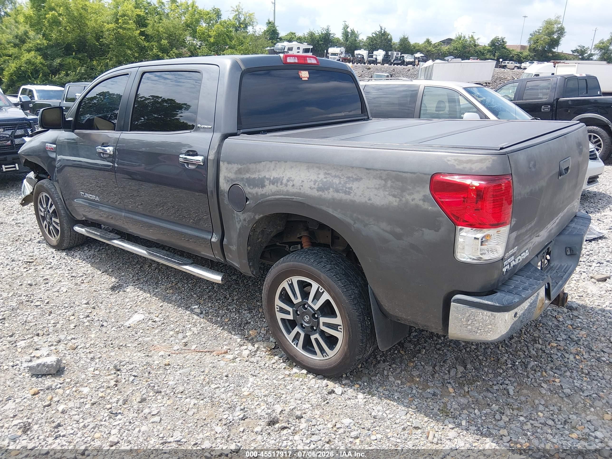 2012 Toyota Tundra Limited 5.7l V8 Черный vin: 5TFHY5F15CX250967