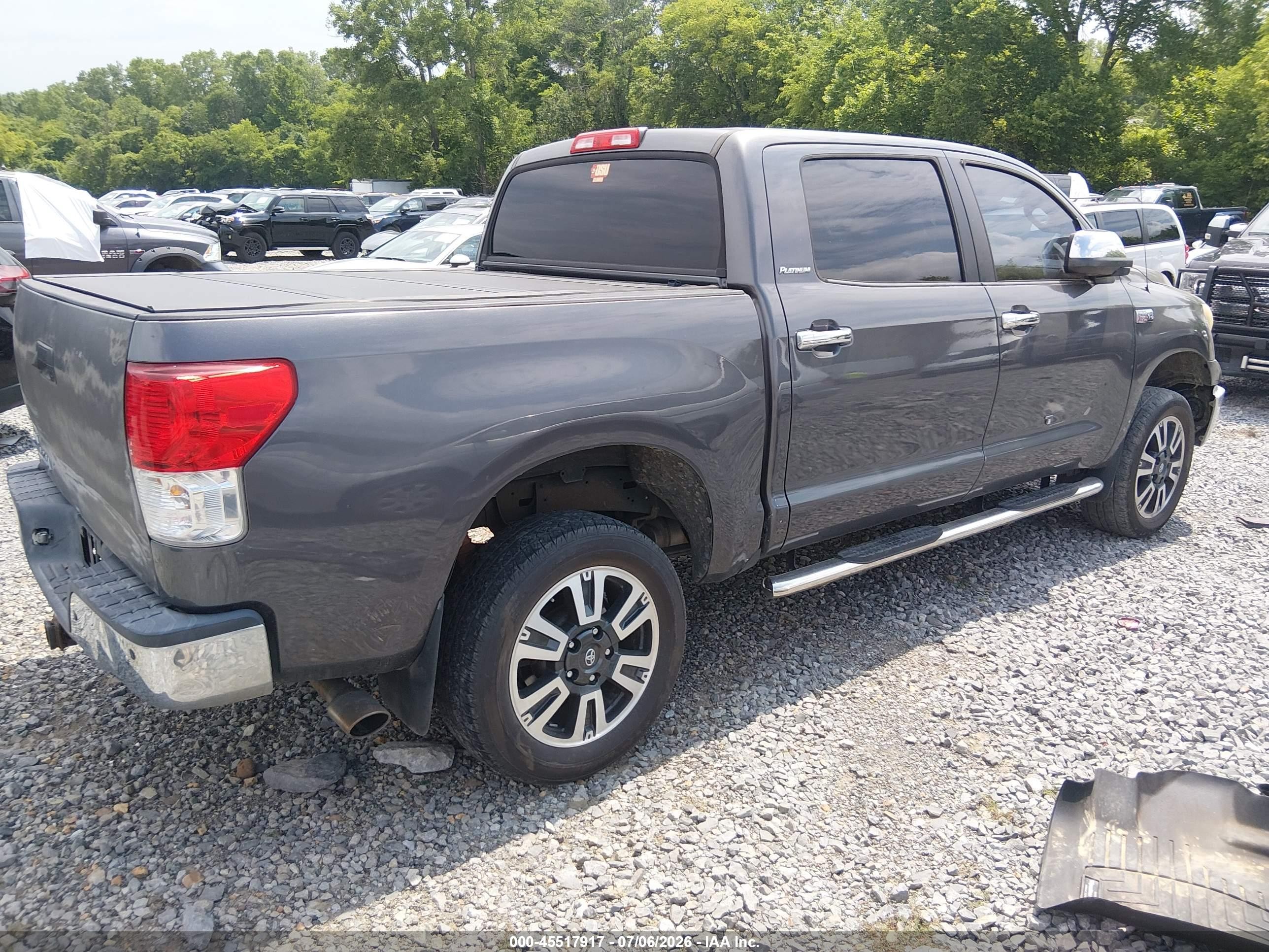 2012 Toyota Tundra Limited 5.7l V8 Черный vin: 5TFHY5F15CX250967