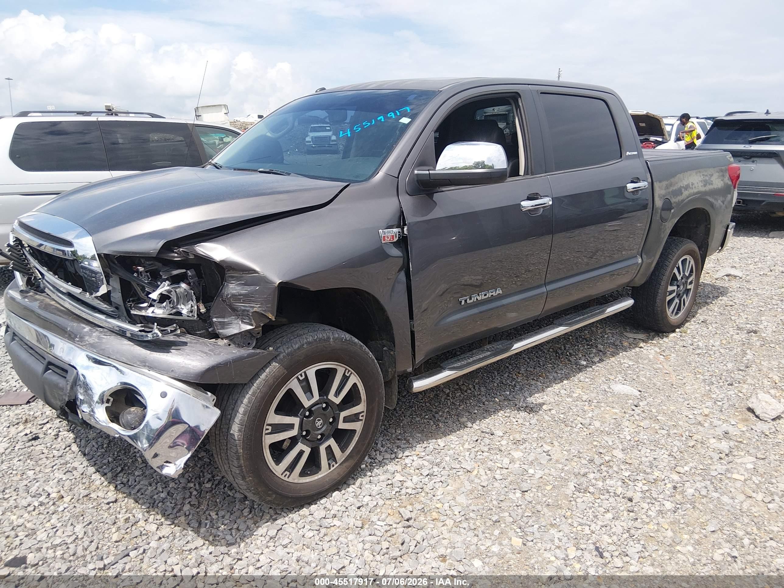 2012 Toyota Tundra Limited 5.7l V8 Черный vin: 5TFHY5F15CX250967