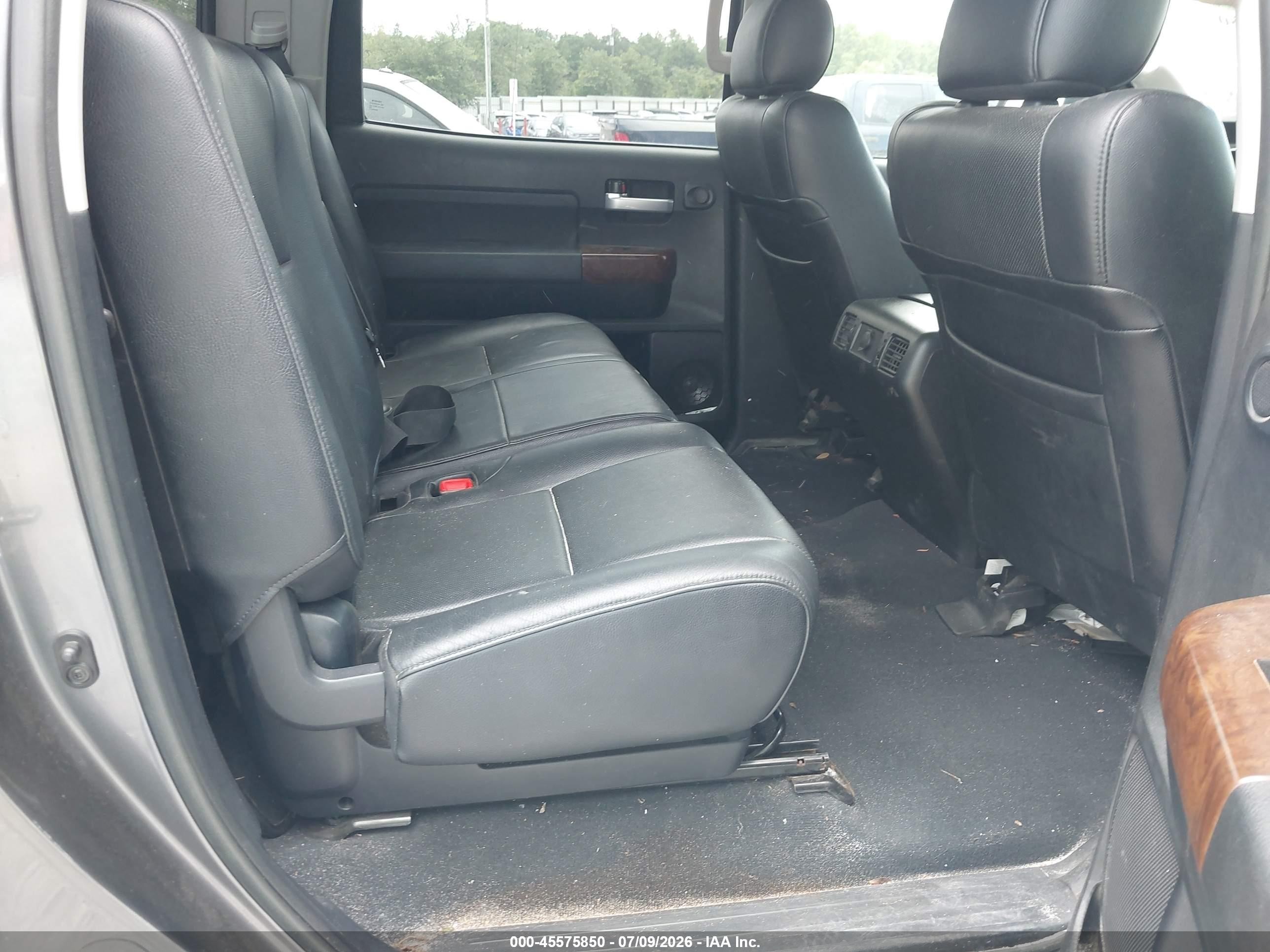 2013 Toyota Tundra Platinum 5.7l V8 Gray vin: 5TFHY5F15DX285350