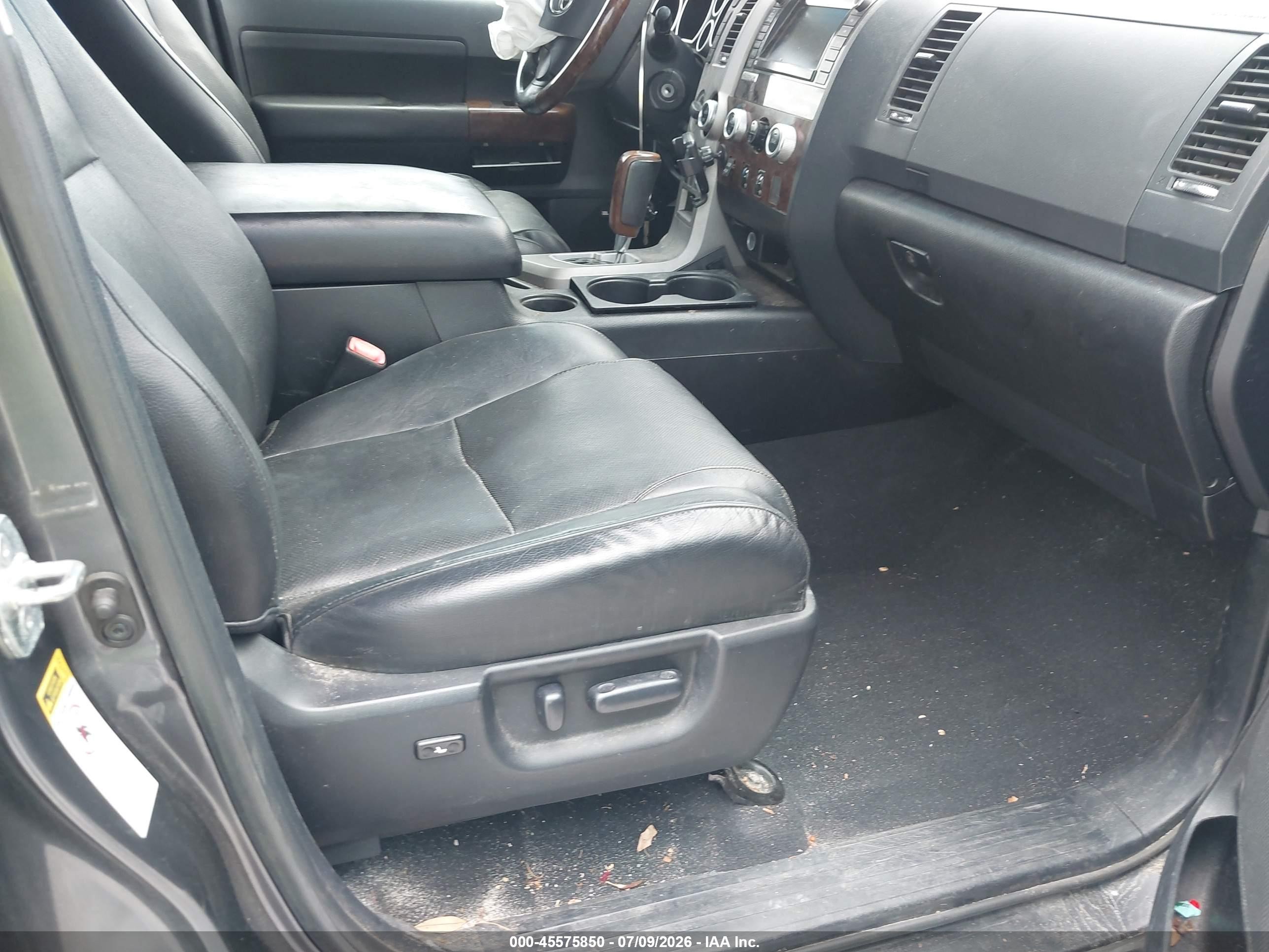 2013 Toyota Tundra Platinum 5.7l V8 Gray vin: 5TFHY5F15DX285350