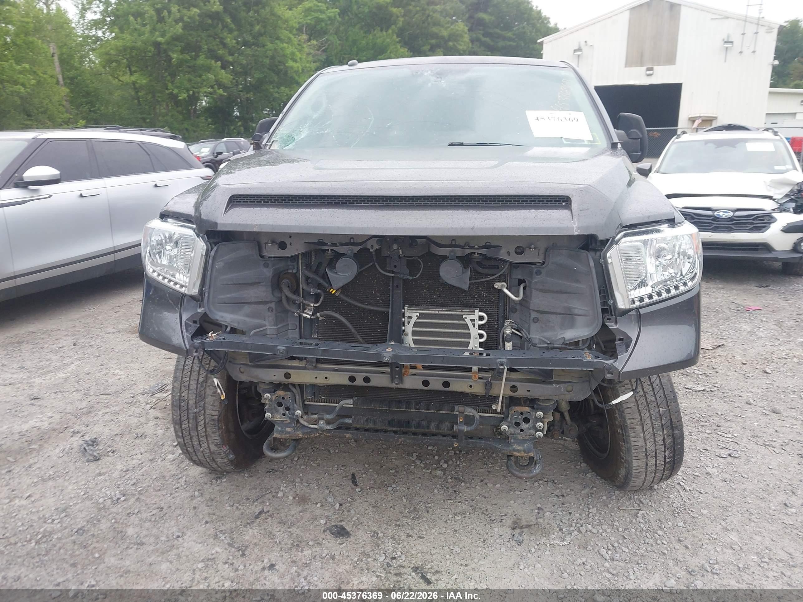 2014 Toyota Tundra Limited 5.7l V8 Серый vin: 5TFHY5F15EX324472