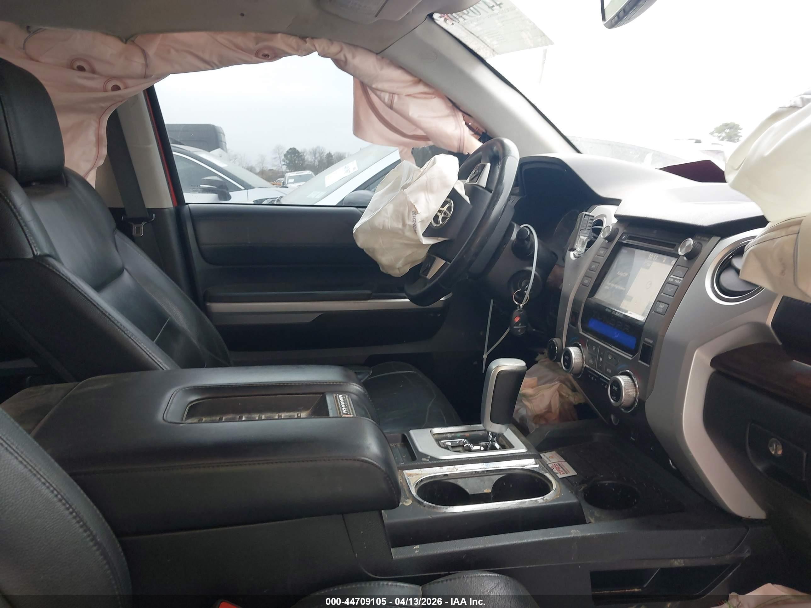 2015 Toyota Tundra Limited 5.7l V8 Maroon vin: 5TFHY5F15FX437906