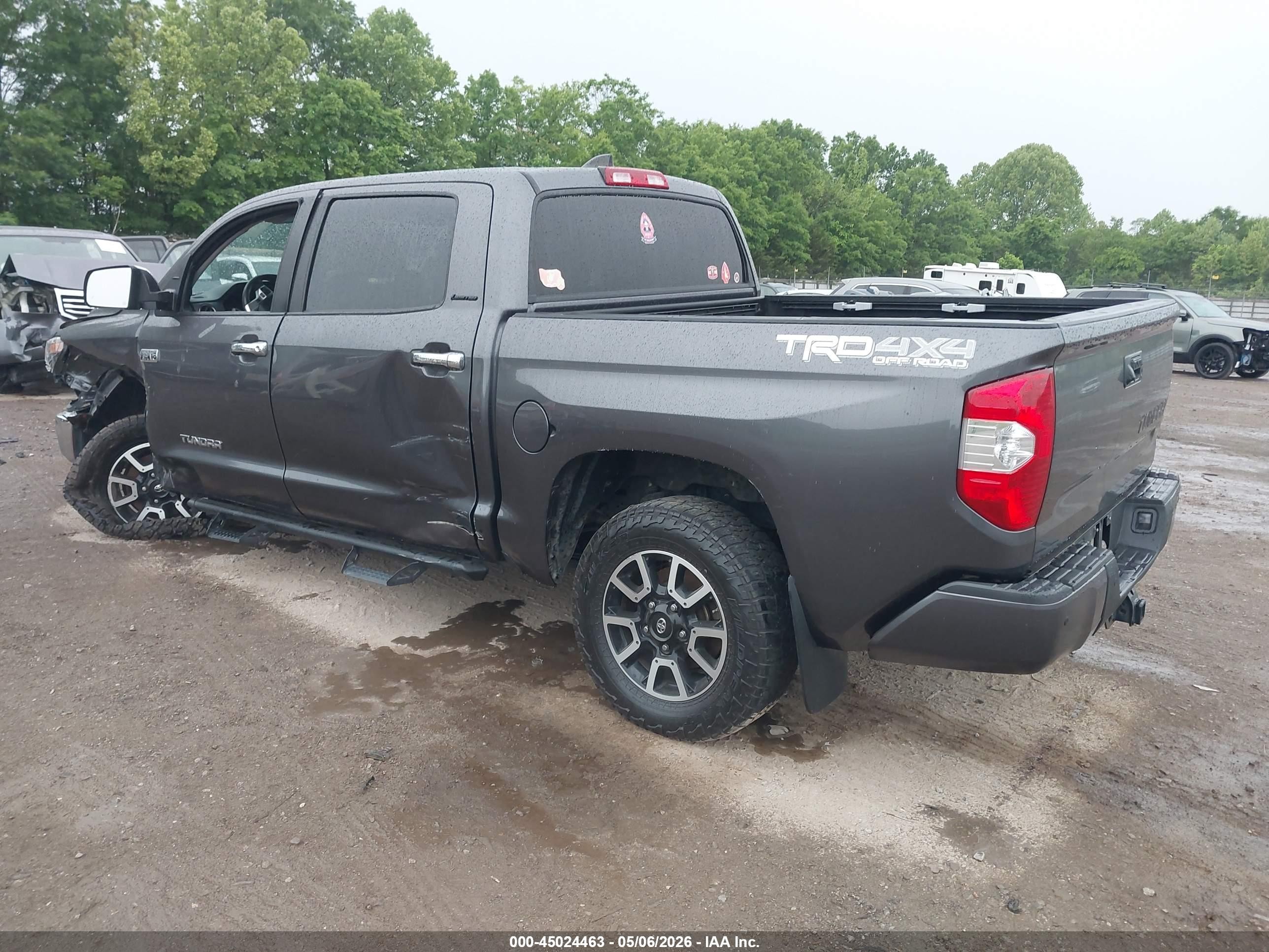 2021 Toyota Tundra Limited Gray vin: 5TFHY5F15MX001585