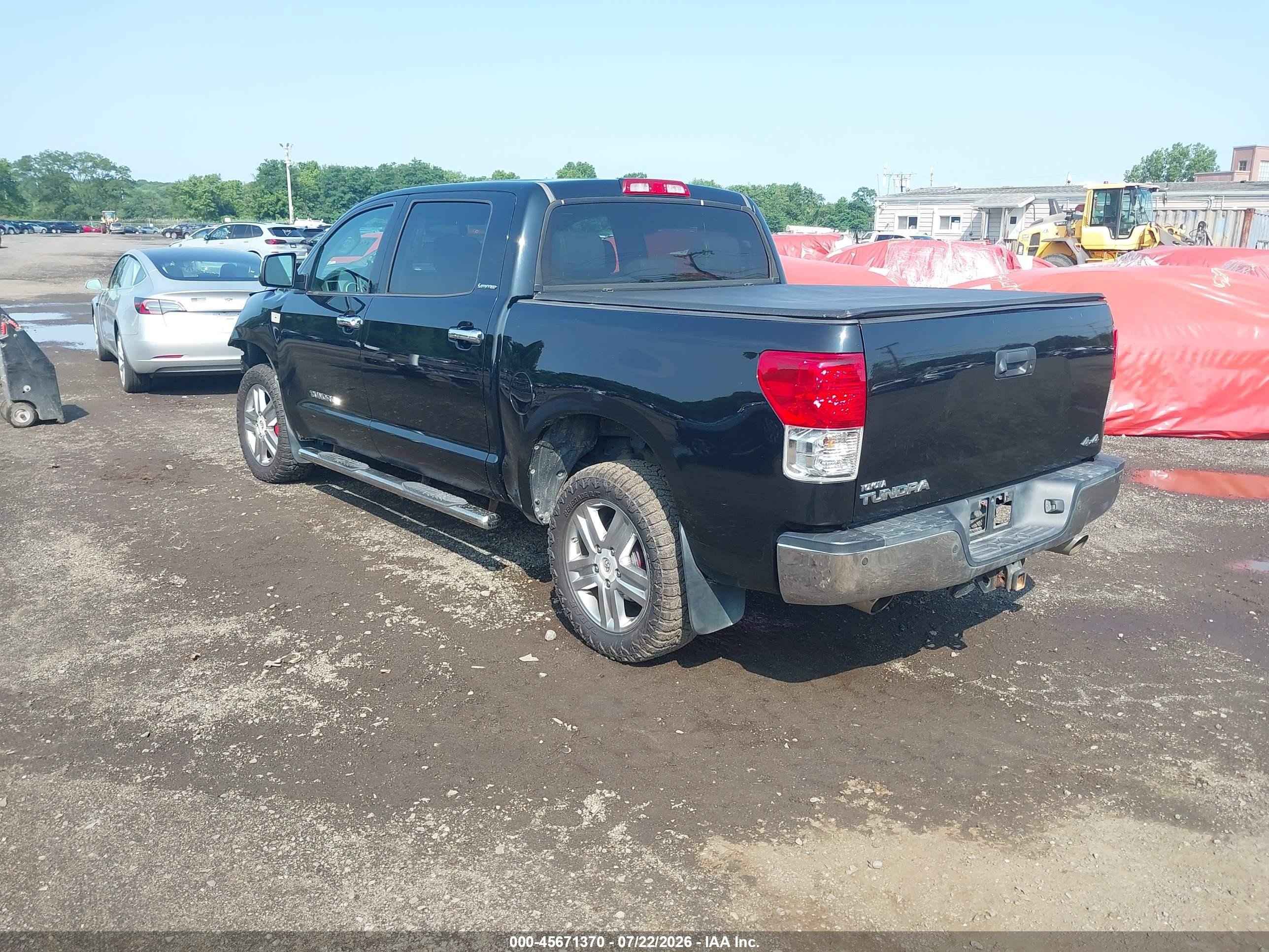 2010 Toyota Tundra Limited 5.7l V8 Black vin: 5TFHY5F16AX129068