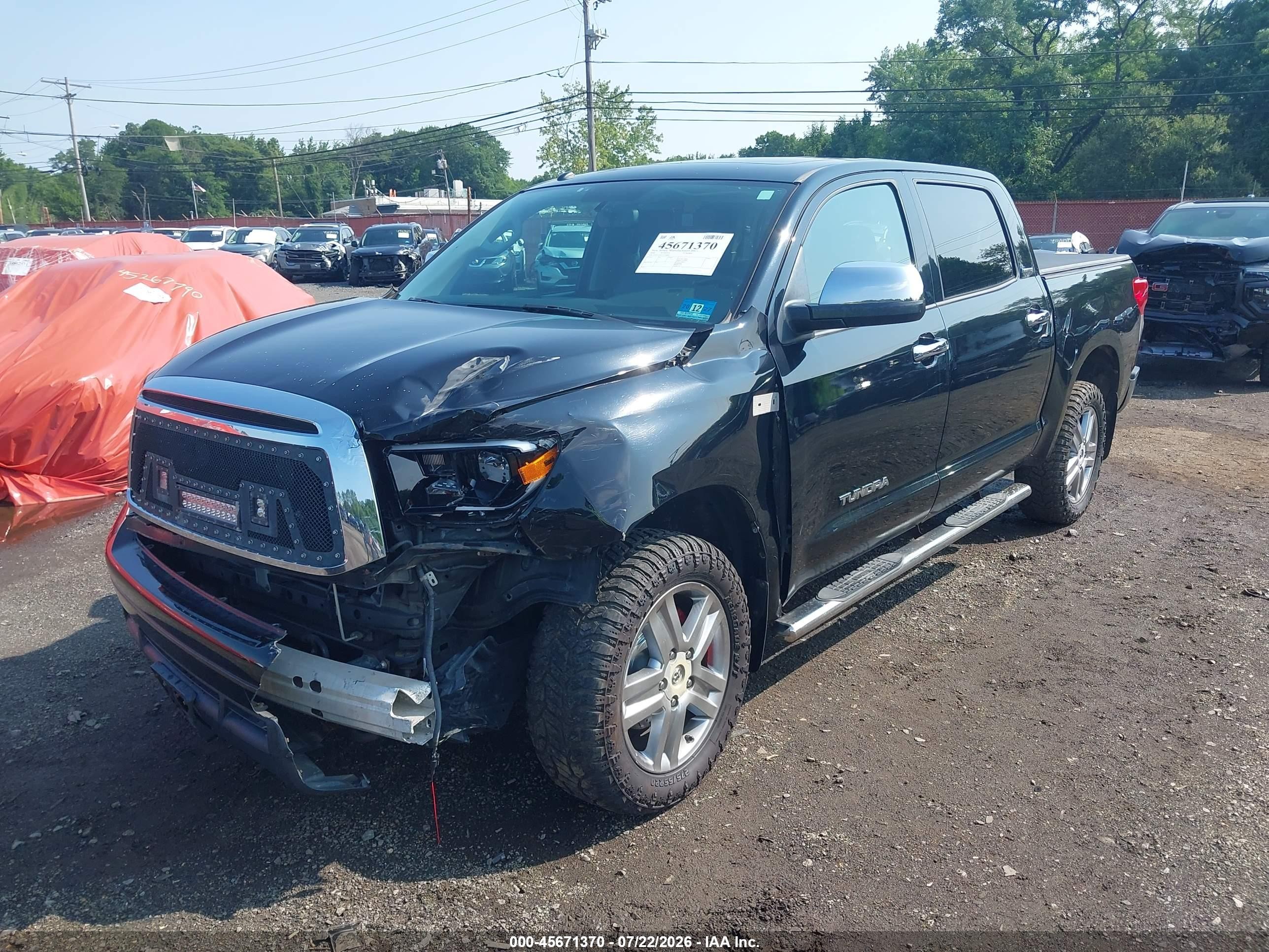 2010 Toyota Tundra Limited 5.7l V8 Black vin: 5TFHY5F16AX129068