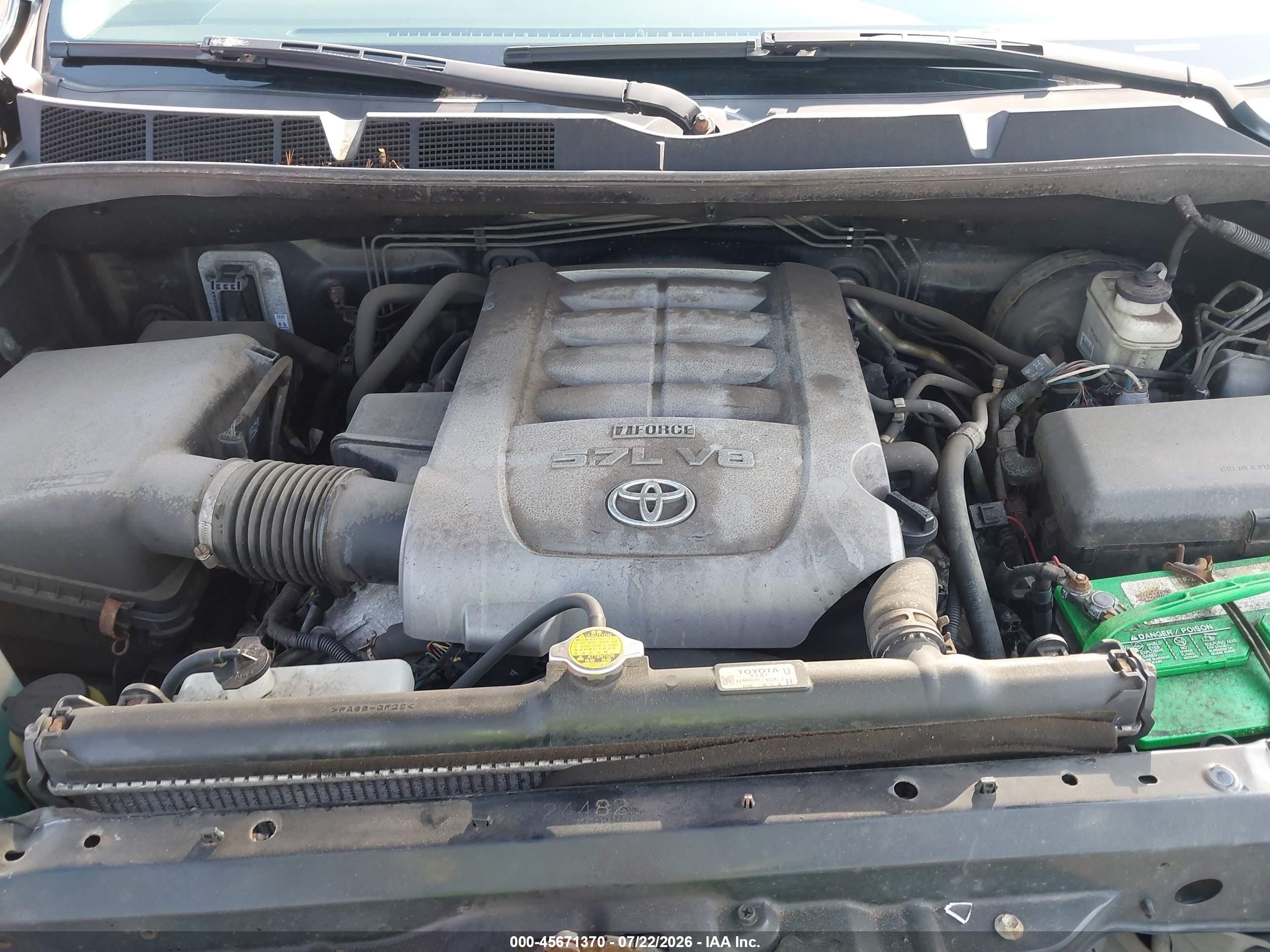 2010 Toyota Tundra Limited 5.7l V8 Black vin: 5TFHY5F16AX129068