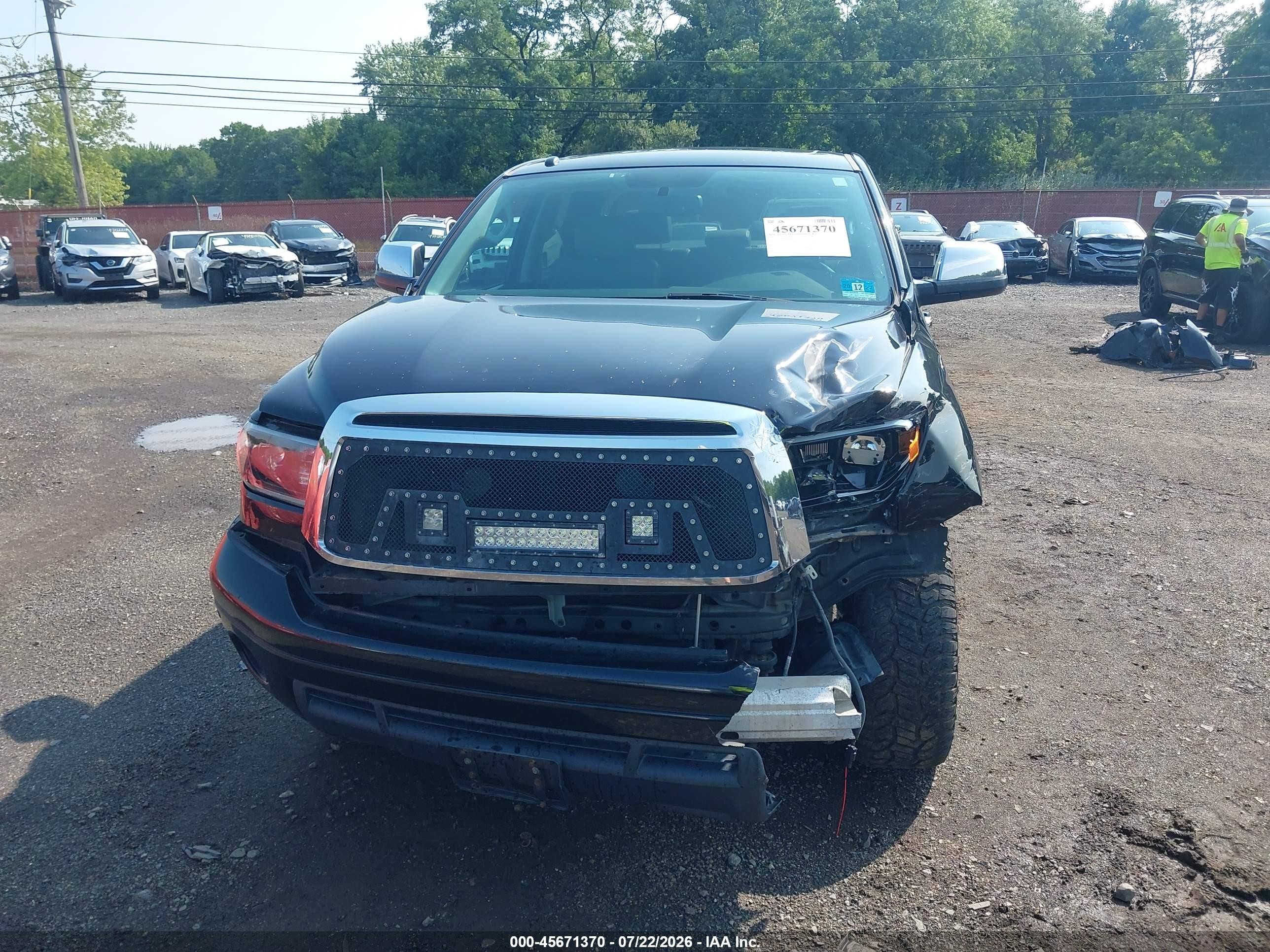 2010 Toyota Tundra Limited 5.7l V8 Black vin: 5TFHY5F16AX129068