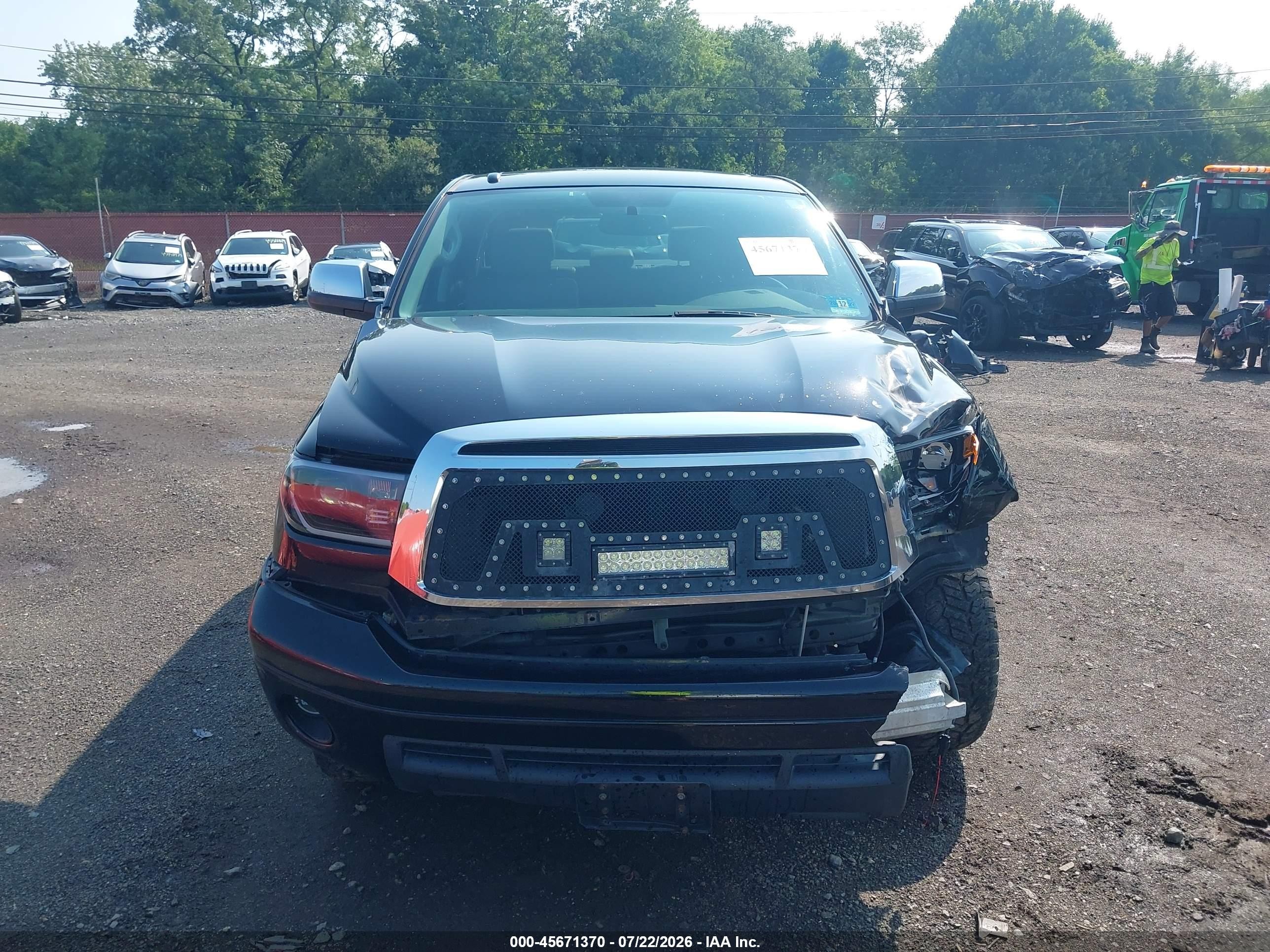 2010 Toyota Tundra Limited 5.7l V8 Black vin: 5TFHY5F16AX129068