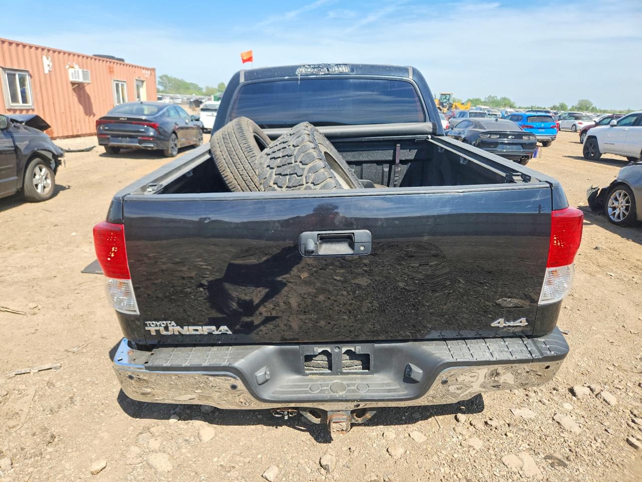 2012 Toyota Tundra Crewmax Limited Black vin: 5TFHY5F16CX215029