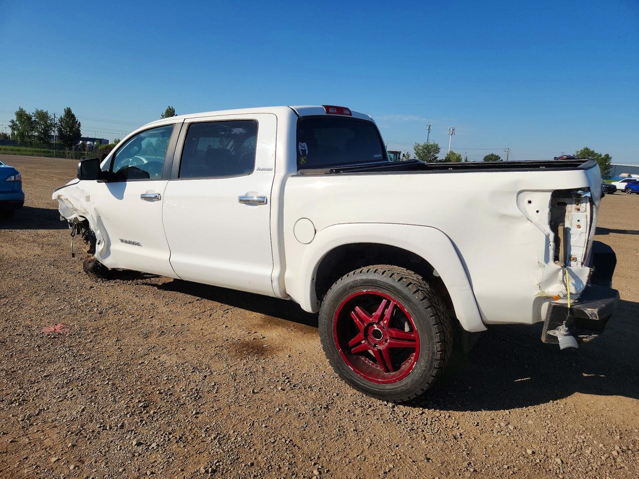 2010 Toyota Tundra Crewmax Limited White vin: 5TFHY5F18AX119867