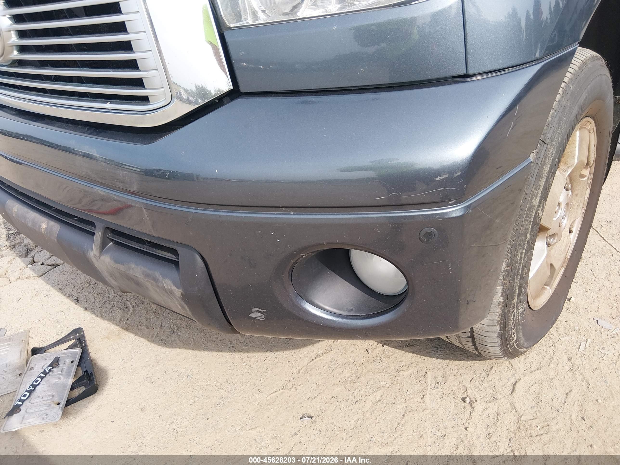 2010 Toyota Tundra Limited 5.7l V8 Gray vin: 5TFHY5F18AX142193