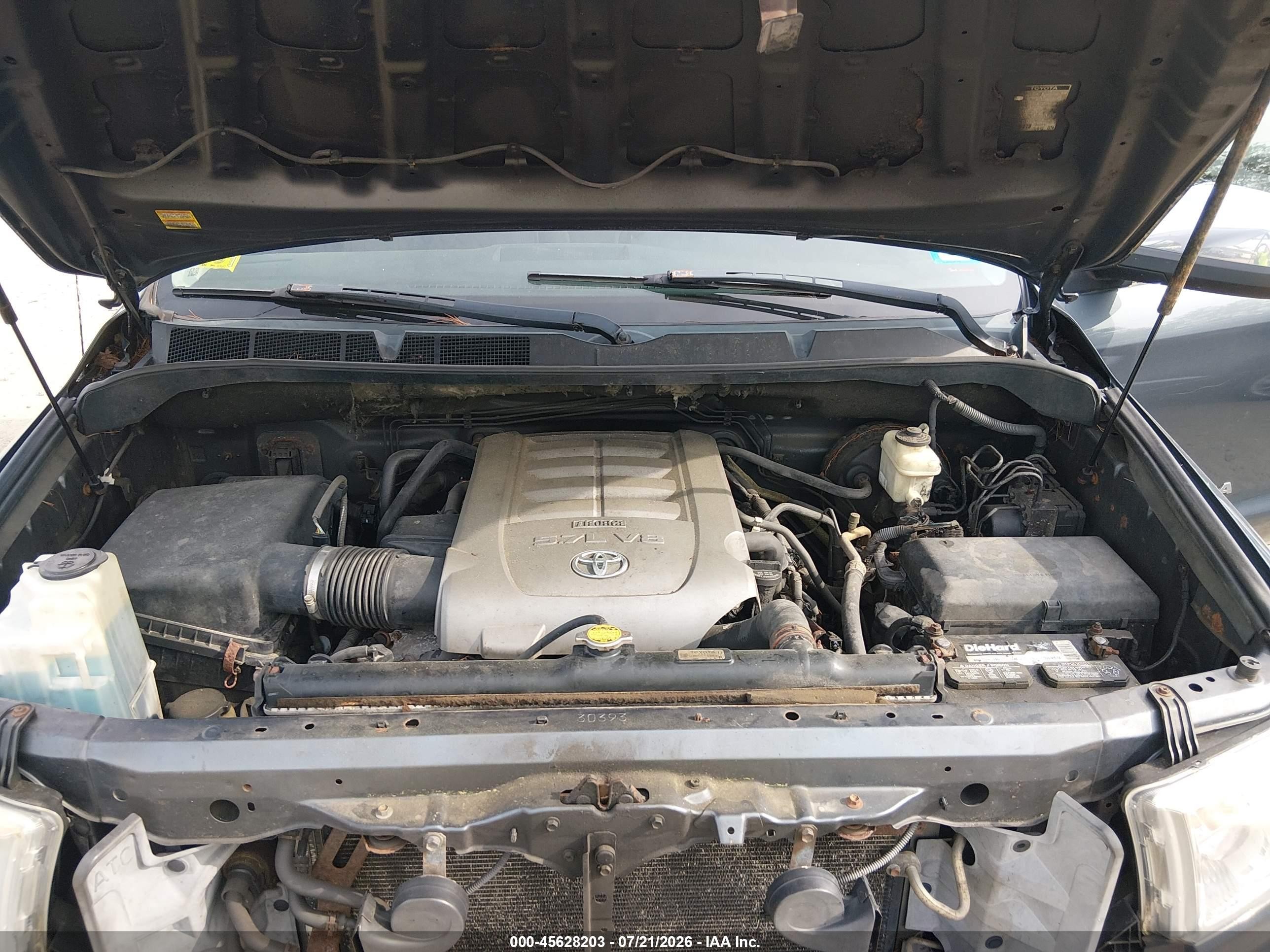 2010 Toyota Tundra Limited 5.7l V8 Gray vin: 5TFHY5F18AX142193