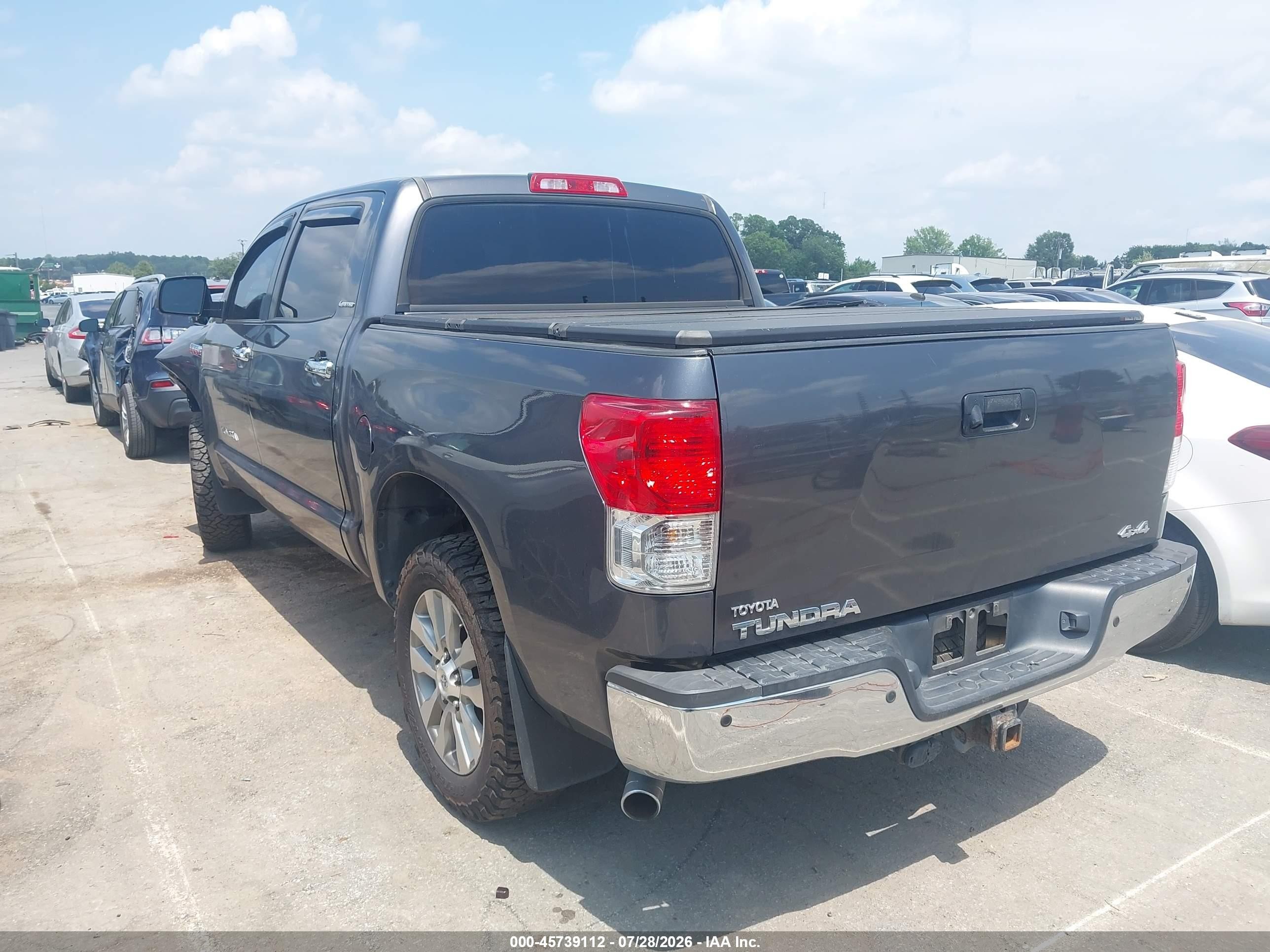 2011 Toyota Tundra Limited 5.7l V8 Gray vin: 5TFHY5F18BX193100