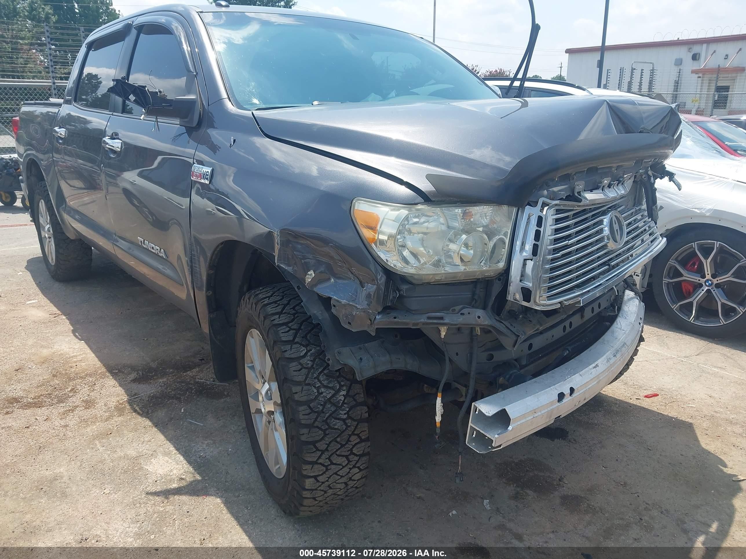 2011 Toyota Tundra Limited 5.7l V8 Gray vin: 5TFHY5F18BX193100